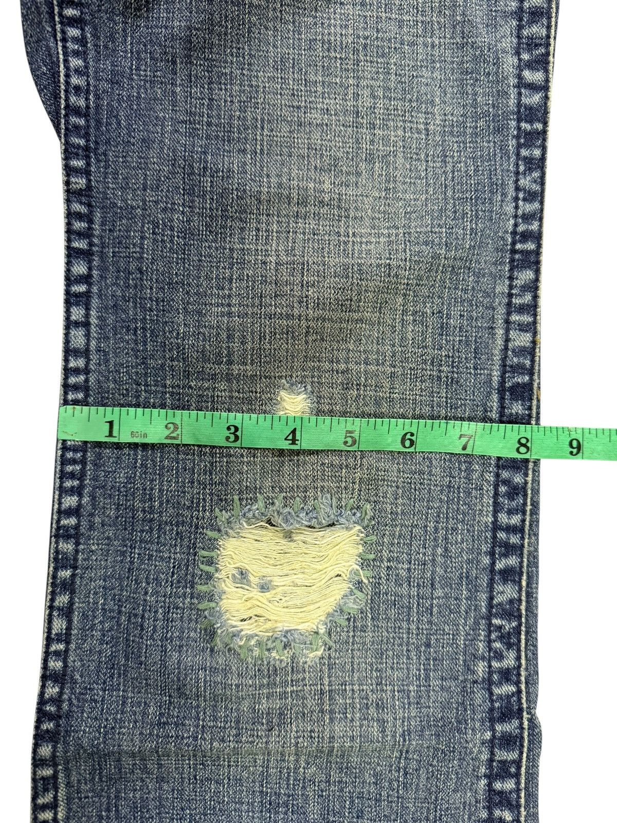 Japanese Brand Flared Jeans Free People Distressed Bootcut Denim Size US 30 / EU 46 - 11 Thumbnail