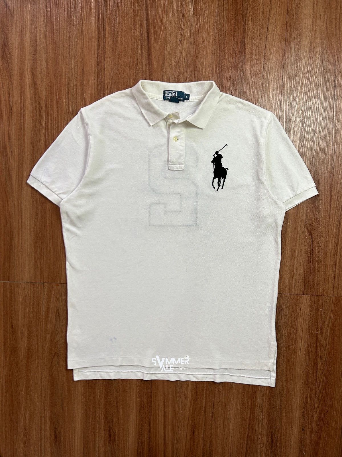 Polo Ralph Lauren × Ralph Lauren 🐎Polo Shirt by Ralph Lauren Big Logo Embroidery Back Size US L / EU 52-54 / 3 - 5 Thumbnail