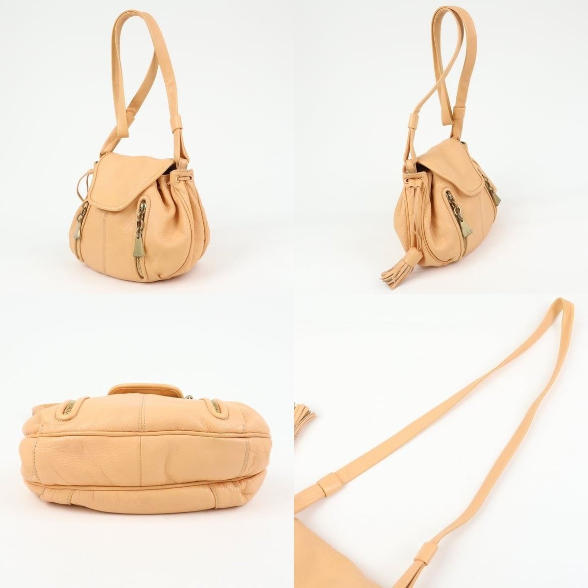 Chloe Chloe See by Chloe Leather Crossbody Bag Tan Size ONE SIZE - 3 Thumbnail