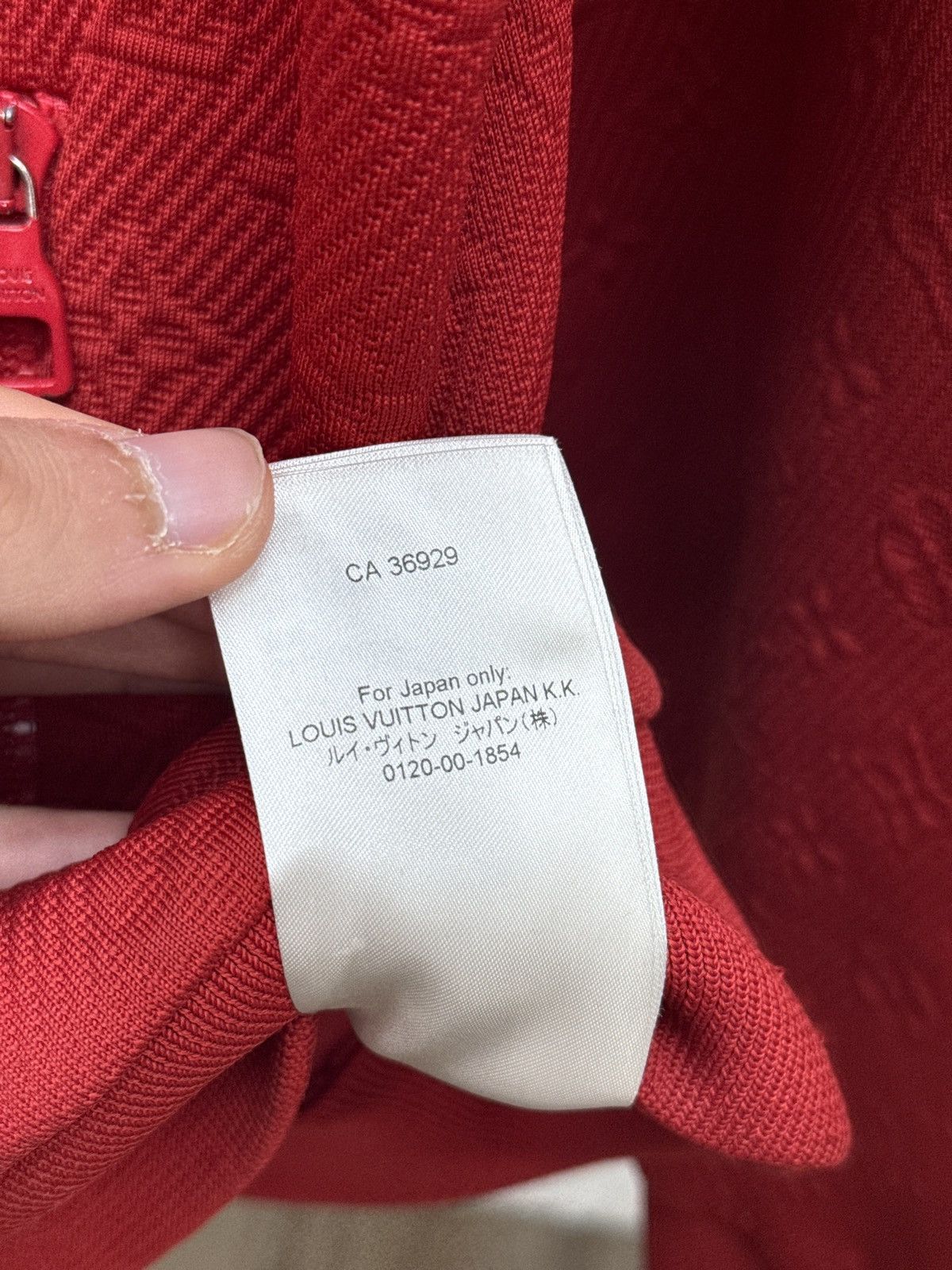 Louis Vuitton Louis Vuitton Monogram Red Zip Up Size US L / EU 52-54 / 3 - 11 Thumbnail