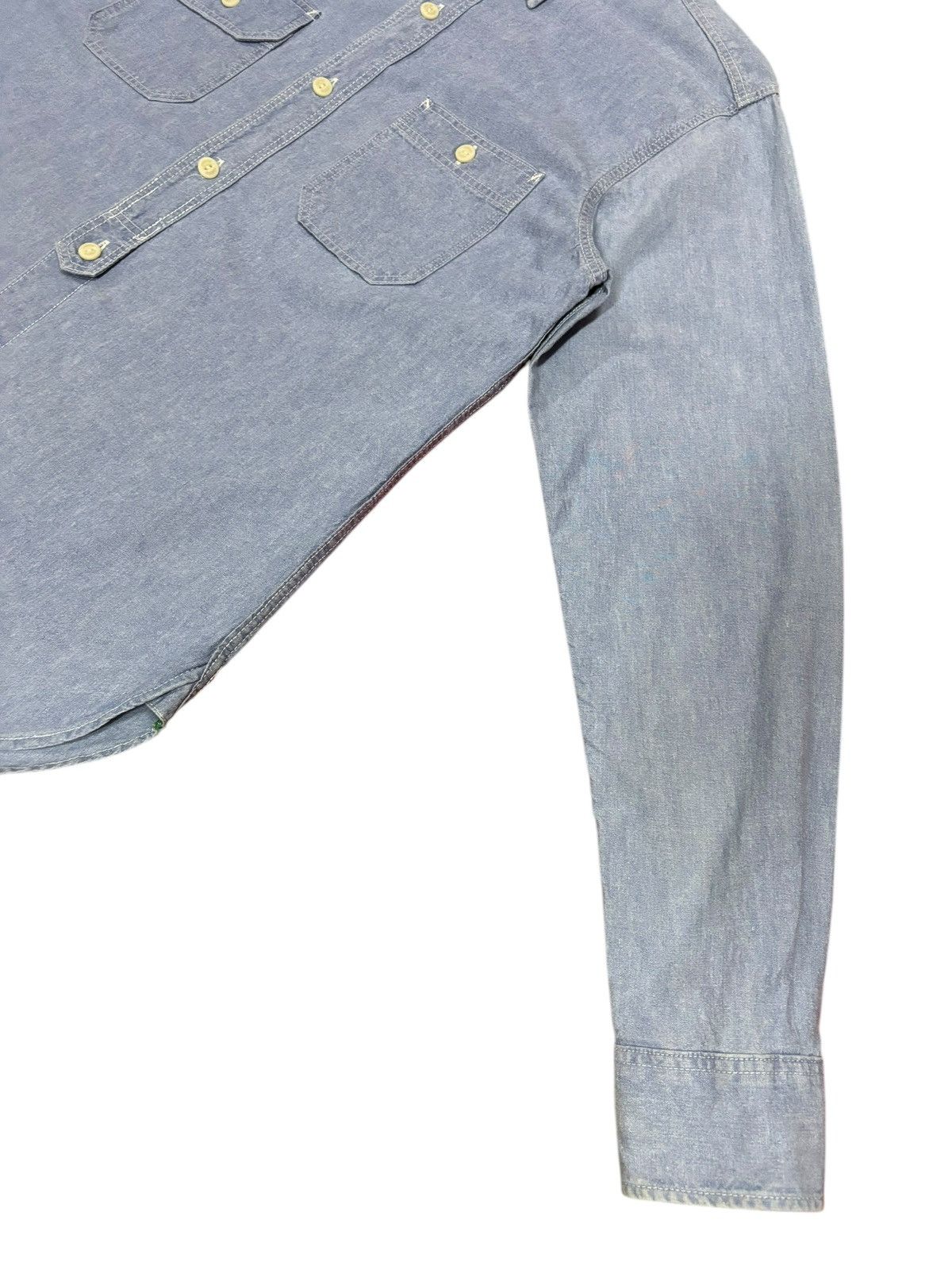 Oshkosh Vintage Oshkosh Faded Button Up Denim Size US S / EU 44-46 / 1 - 6 Thumbnail