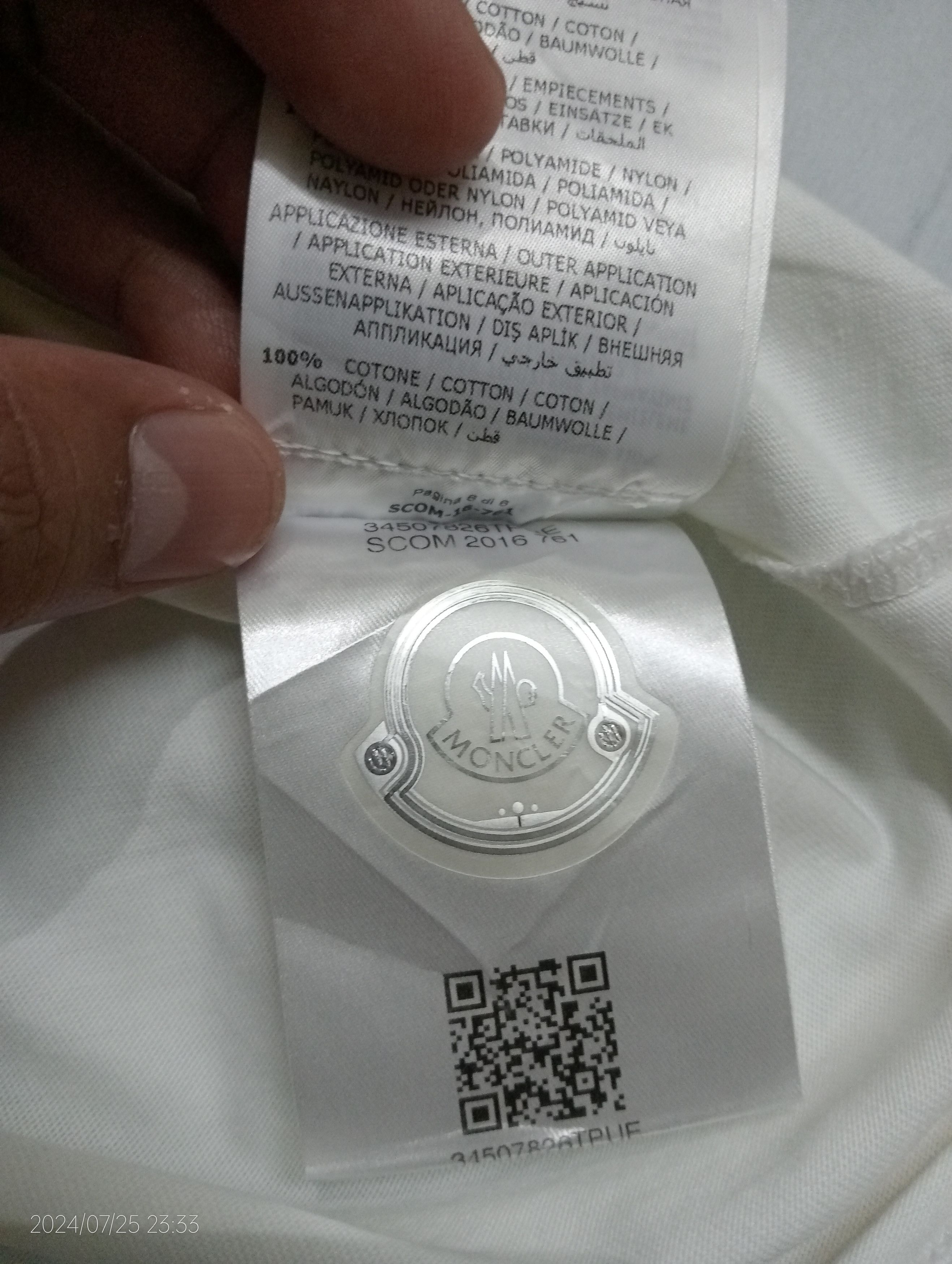 Moncler Moncler Zipper Camo Pocket Tee Size US S / EU 44-46 / 1 - 3 Thumbnail