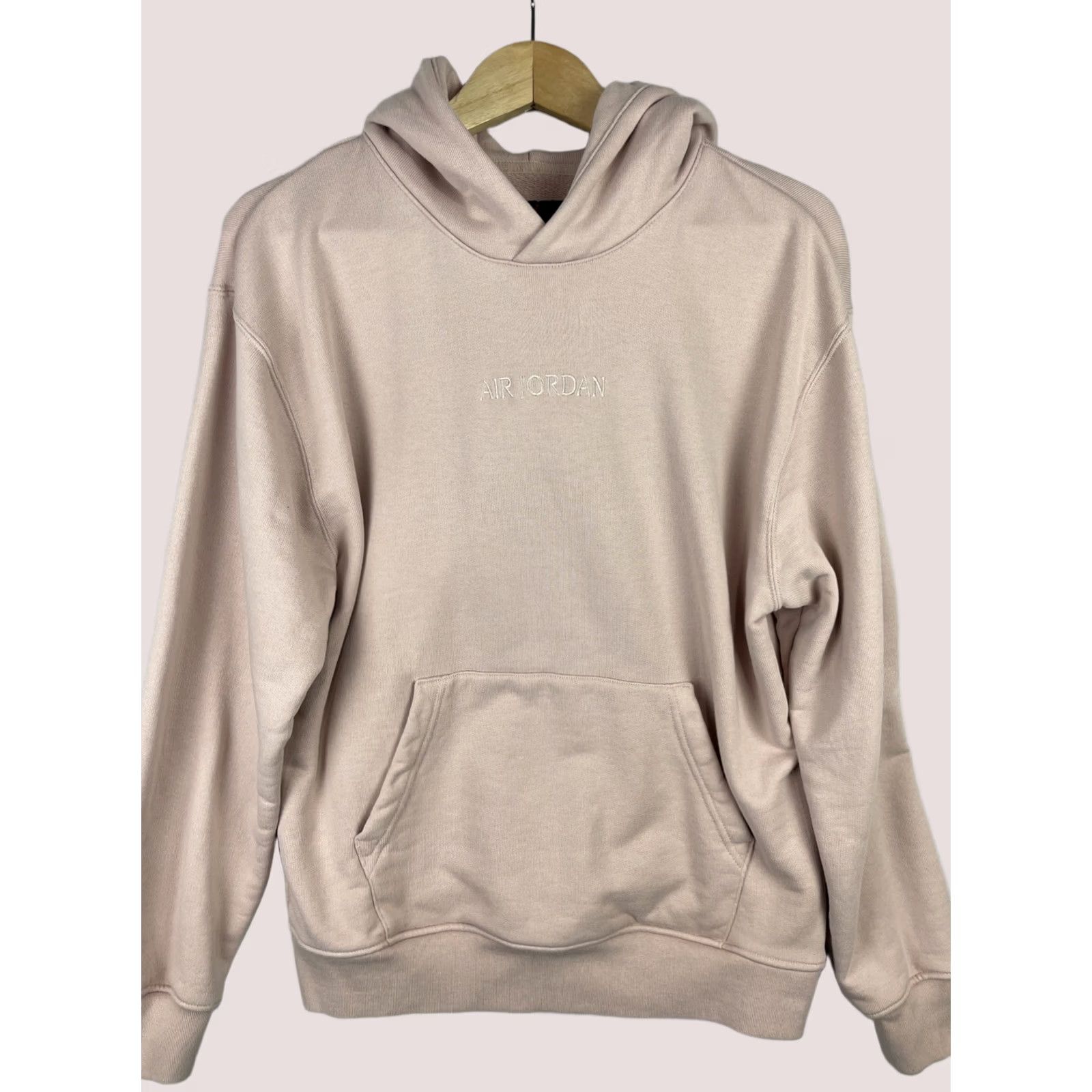 Jordan Brand Nike Air Jordan Hoodie Mens Small Light Coral Blush Heavyweight FZ3952-601 Sweatshirt Pullover Hoodie Size US S / EU 44-46 / 1 - 1 Thumbnail