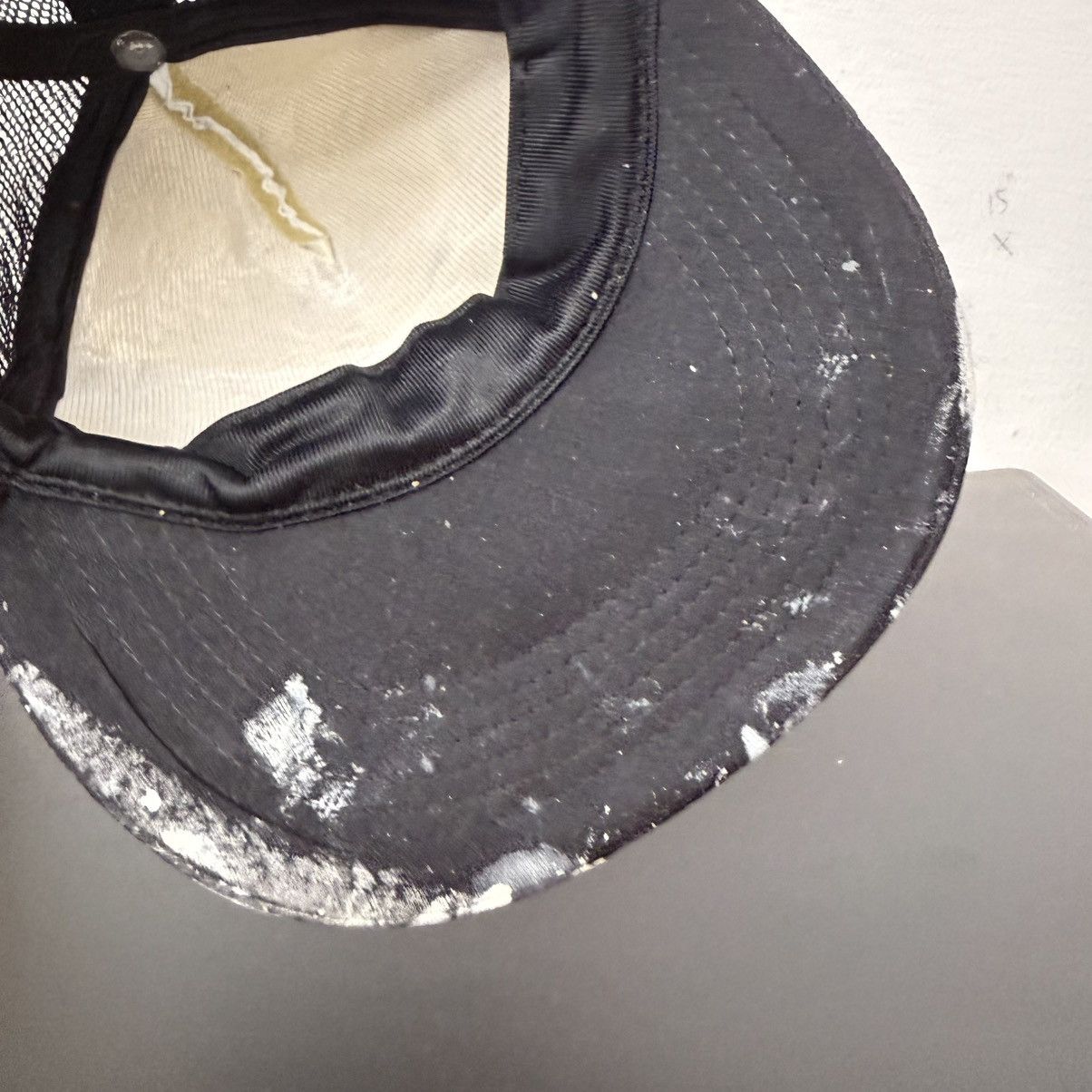Beauty Beast Vintage Thrashed Paint Splatter Trucker Hat Skater Riot Punk Size ONE SIZE - 8 Thumbnail