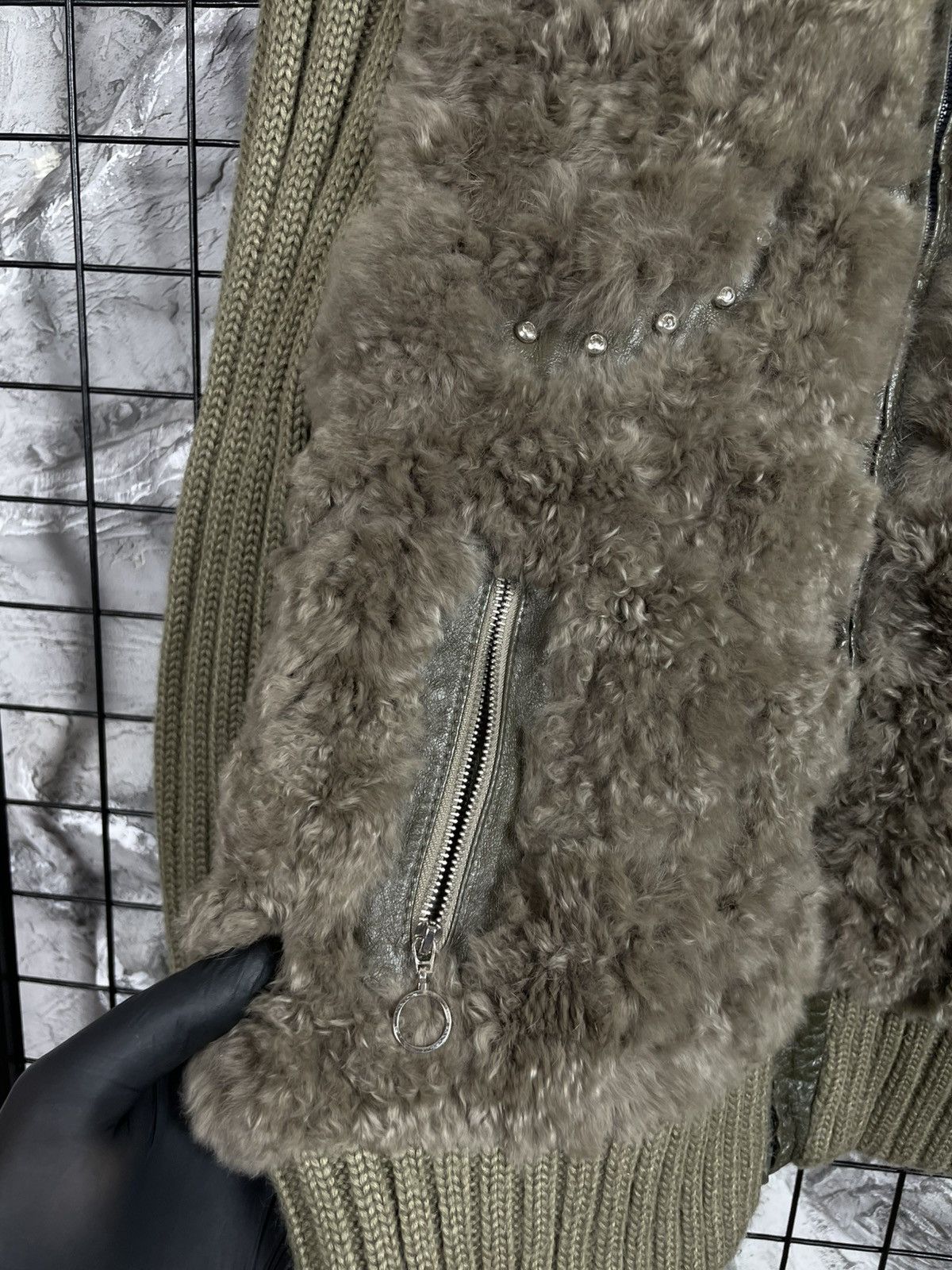 If Six Was Nine Y2K Punk Soft Fur / Knit Jacket LGB Kmrii Rick Owens Style Size US S / EU 44-46 / 1 - 5 Thumbnail