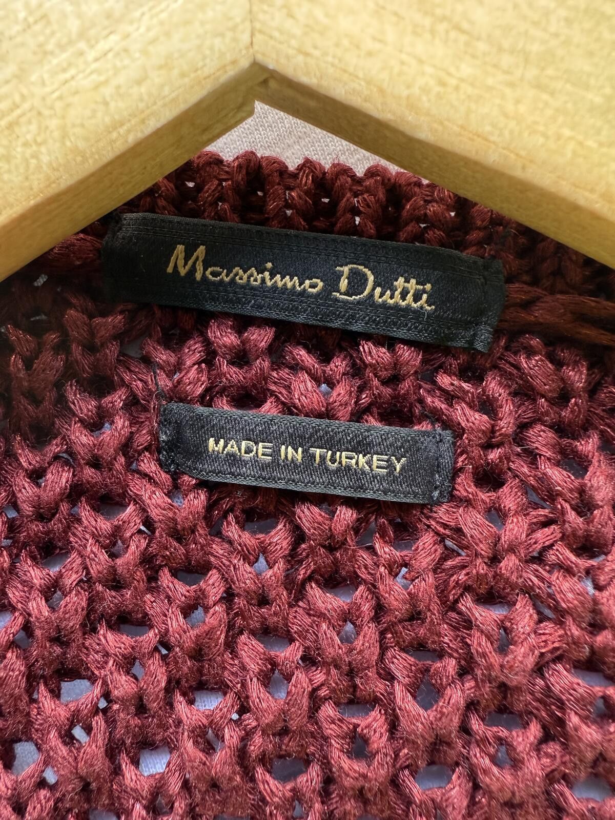 Other Burgundy knit sweater in size L Size ONE SIZE - 2 Thumbnail