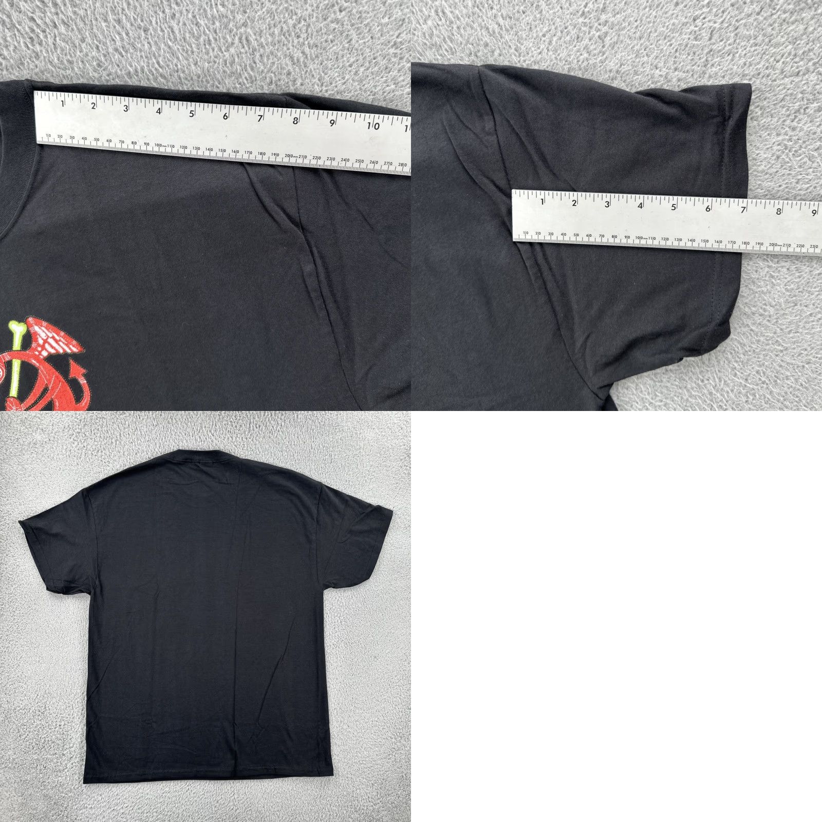 Hanes VINTAGE Hanes Beefy-T Mens XL Black T Shirt Los Pedos Del Diablo Devil Farts Tee Size US XL / EU 56 / 4 - 9 Thumbnail