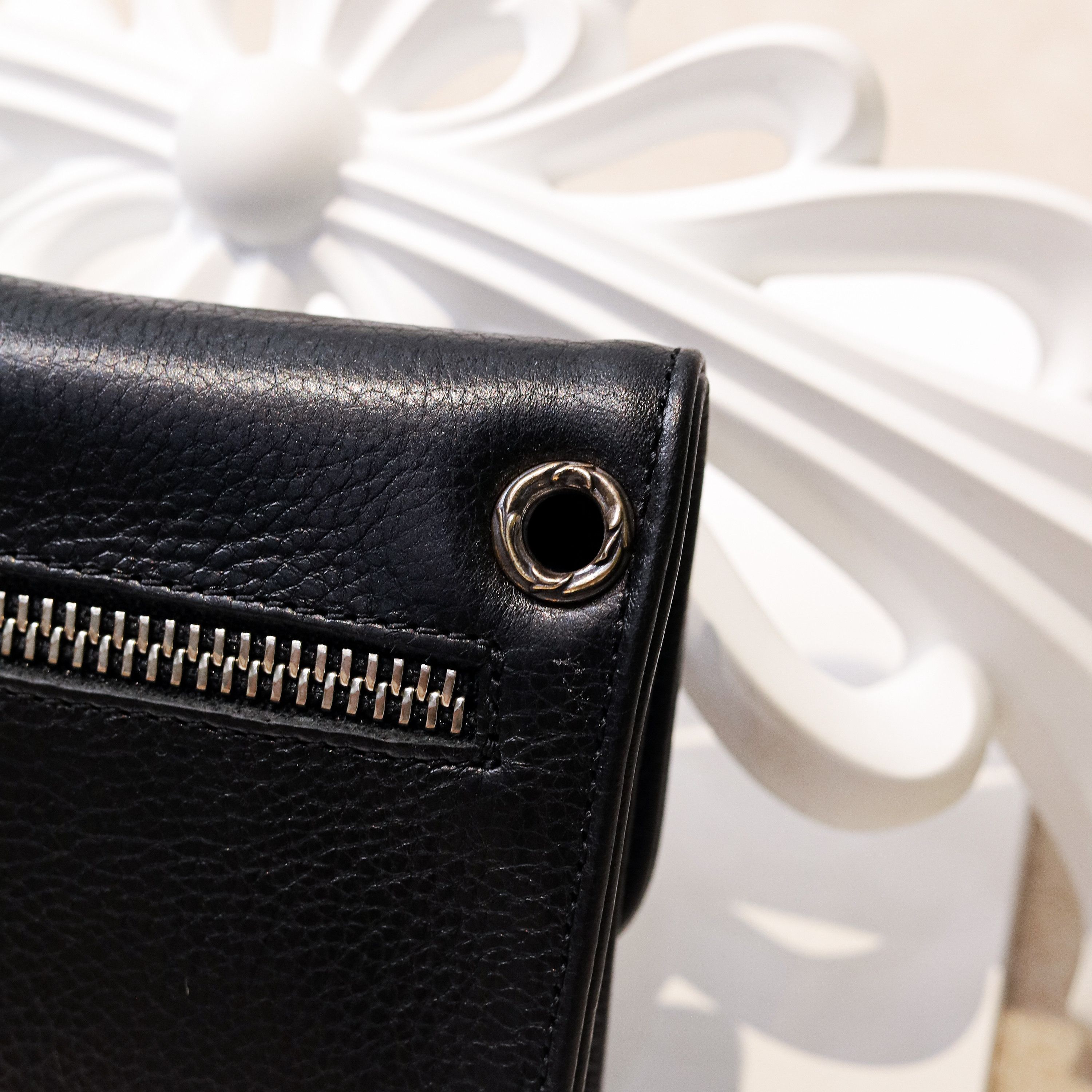 Chrome Hearts Chrome Hearts Wave mini black wallet Size ONE SIZE - 6 Thumbnail