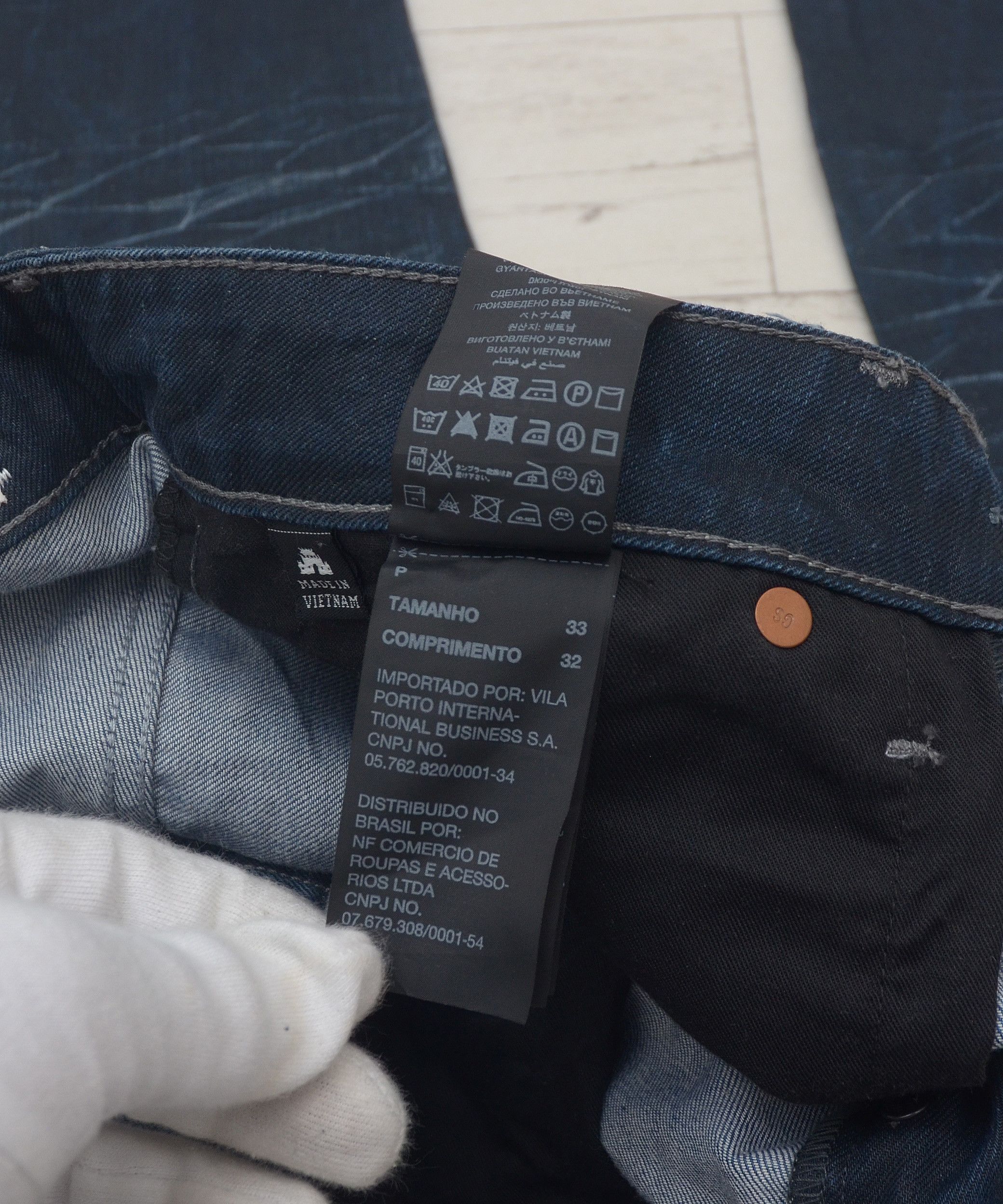 G-Star G star raw Denim Faded Jeans 3301 Low Tapered Rl y2k Size US 33 - 10 Thumbnail