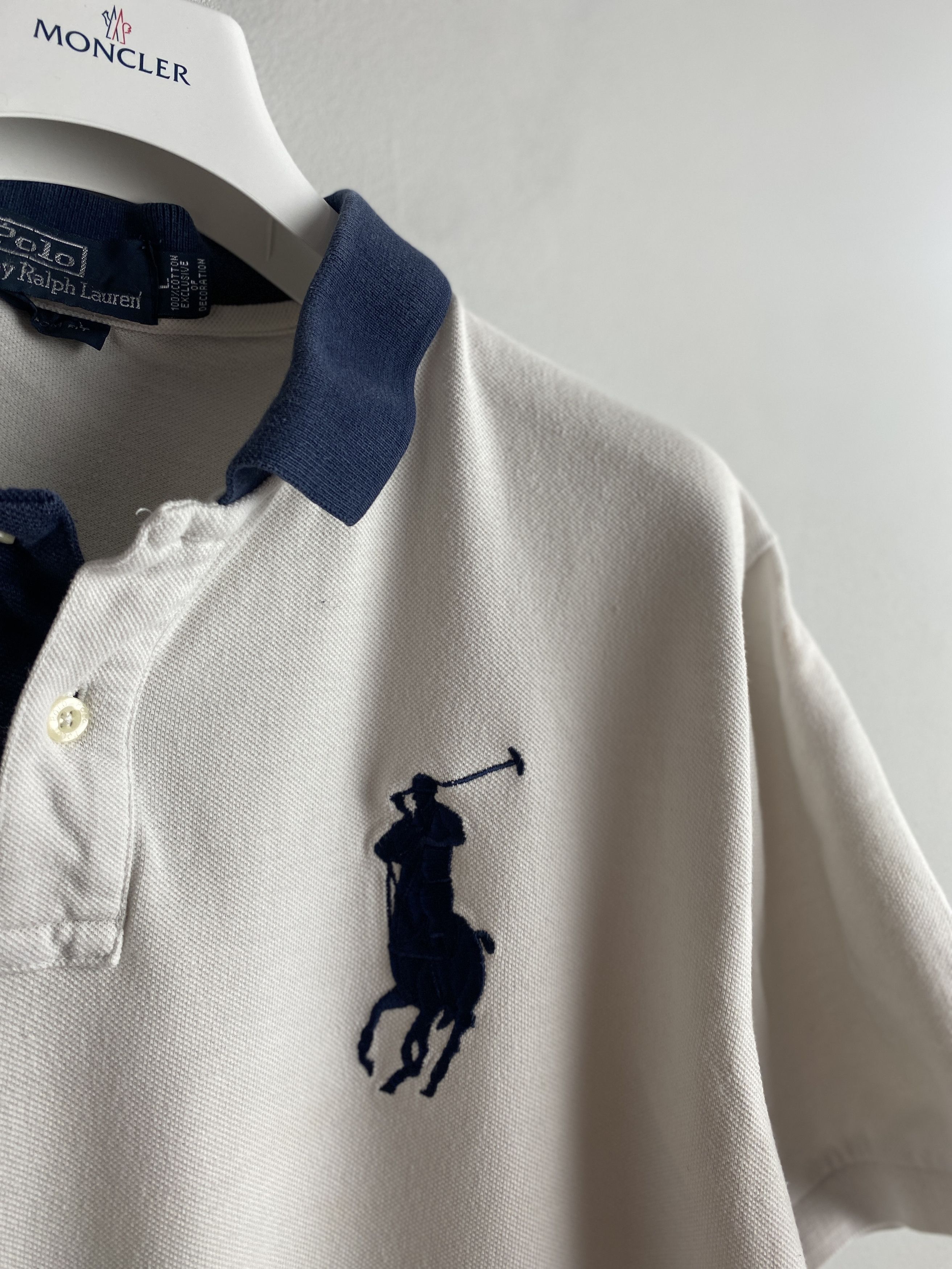 Polo Ralph Lauren × Vintage Polo Ralph Lauren big pony polo t-shirt tee 3 vintage Size US L / EU 52-54 / 3 - 2 Thumbnail
