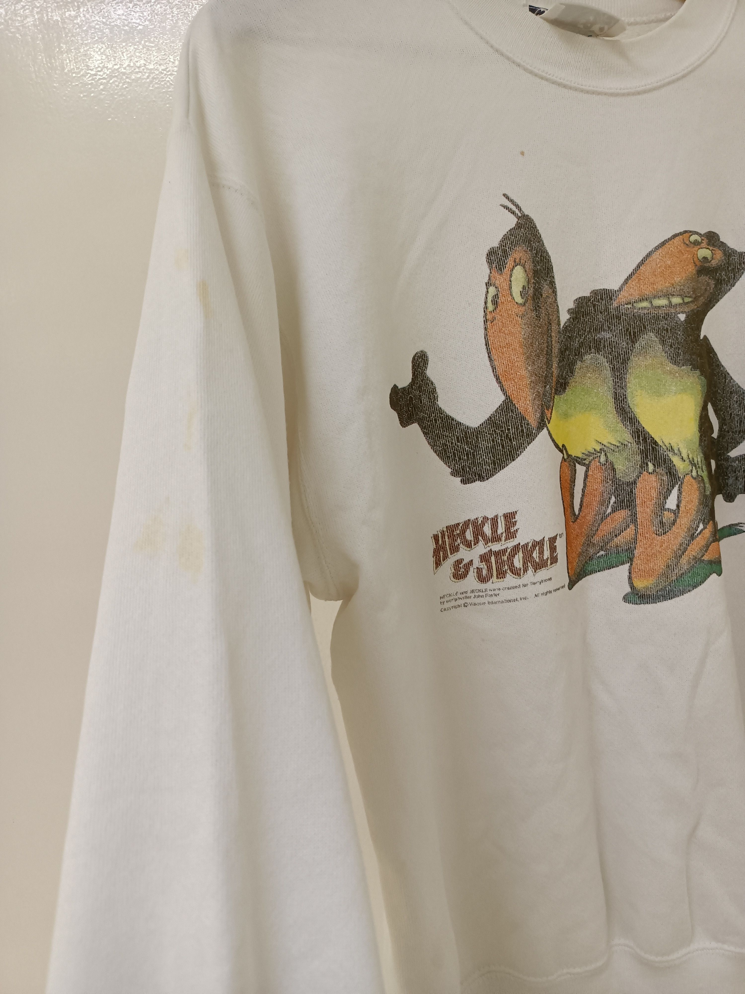 Vintage vintage sweatshirt Heckle & jeckle (stain) Size US M / EU 48-50 / 2 - 5 Thumbnail