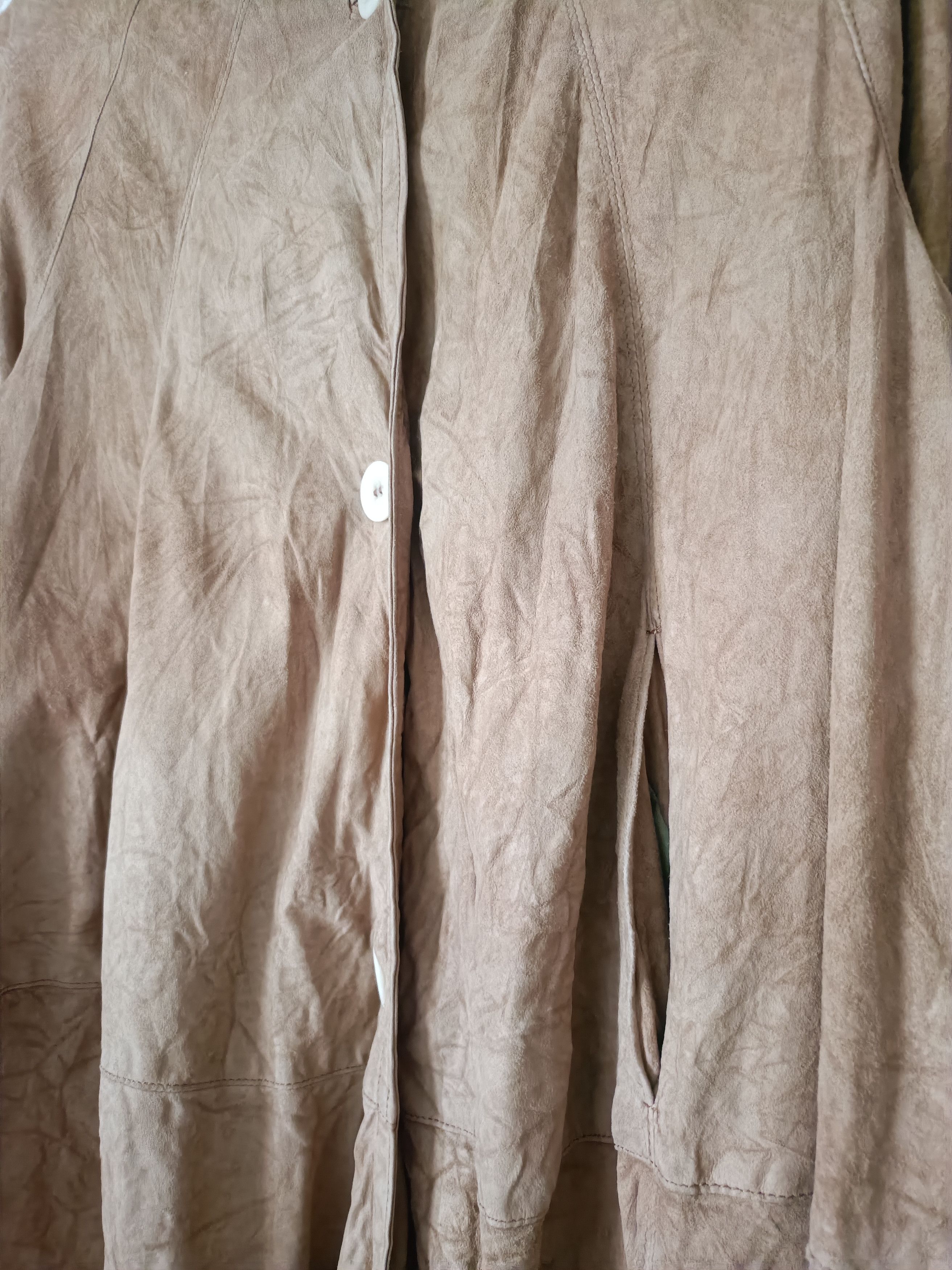 Artisan Outfitters Vintage settore by defrino leather swing coat italian Size S / US 4 / IT 40 - 4 Thumbnail