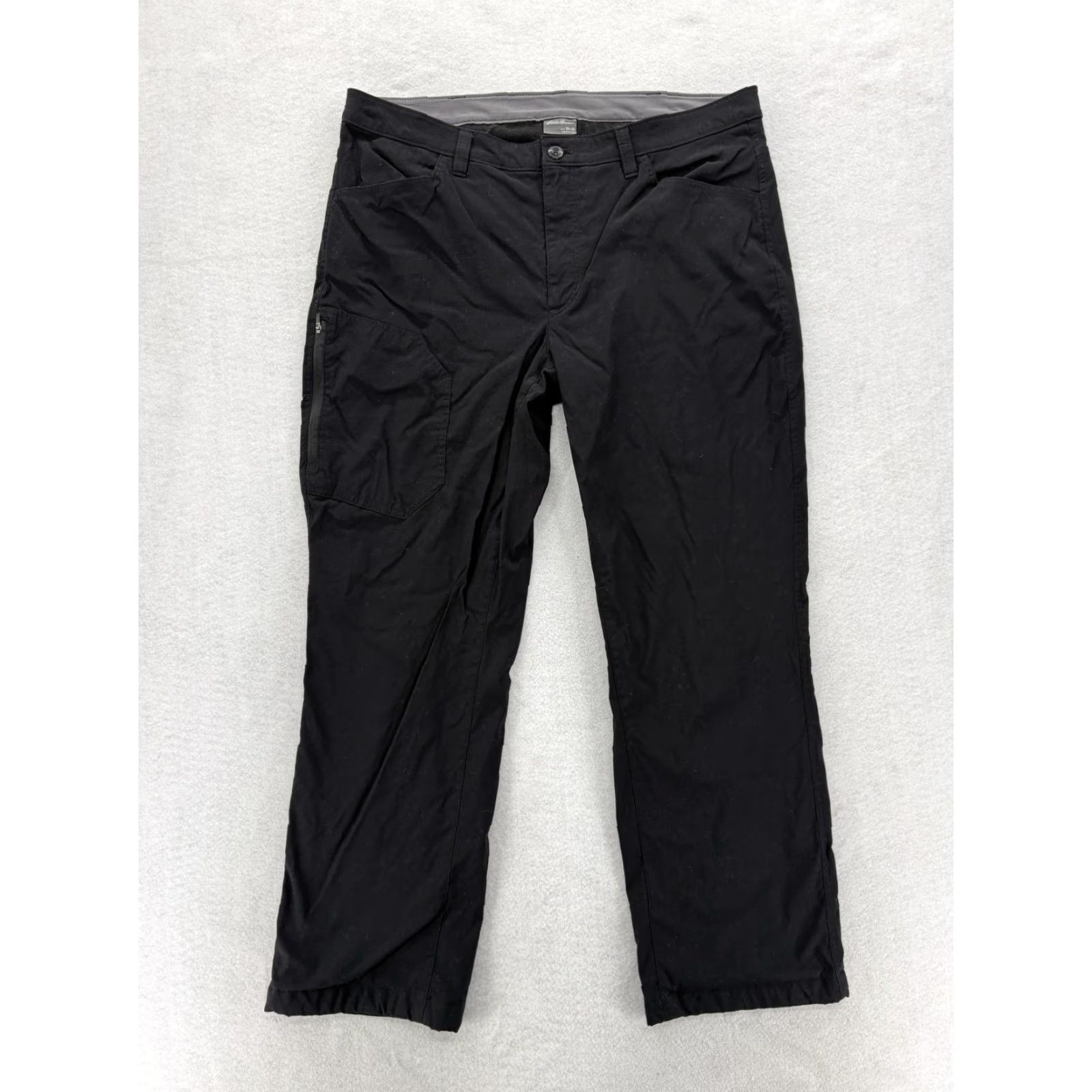 Eddie Bauer Eddie Bauer Pants Mens 38x30 Black Fleece Lined Tech Outdoor Insulated Pockets Zip Cargo Straight Leg Mens Size US 38 / EU 54 - 2 Thumbnail