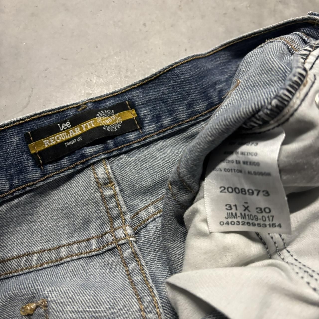 Japanese Brand × Vintage Crazy Vintage Y2K/2000s Grunge Medium Wash Denim Jeans! Size US 31 - 8 Thumbnail
