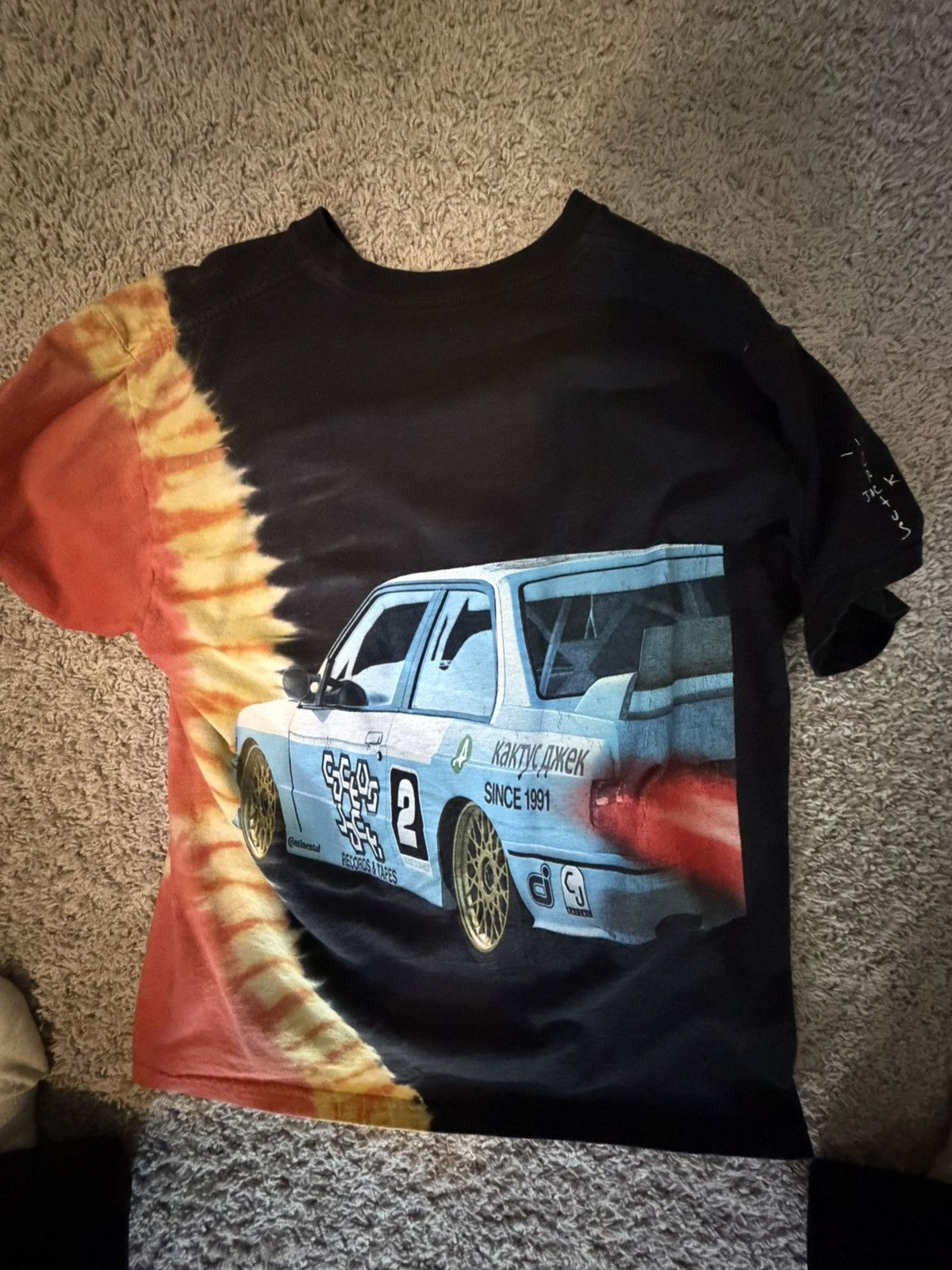 Travis Scott TRAVIS SCOTT JACKBOYS Racing T-shirt Size US M / EU 48-50 / 2 - 3 Thumbnail