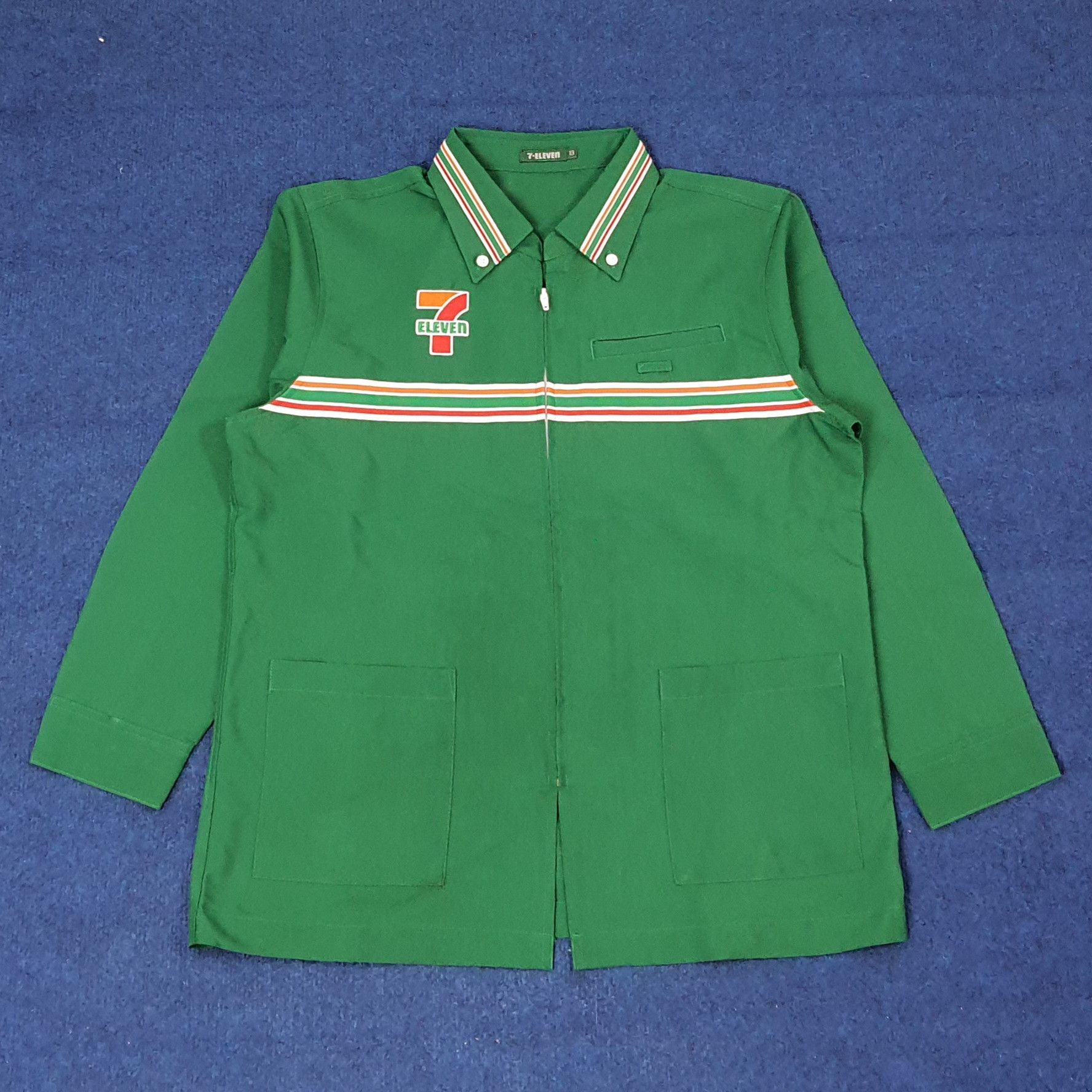 Japanese Brand Vintage 7 Eleven Japan Staff Uniform Jacket C223N6 Size US M / EU 48-50 / 2 - 3 Thumbnail