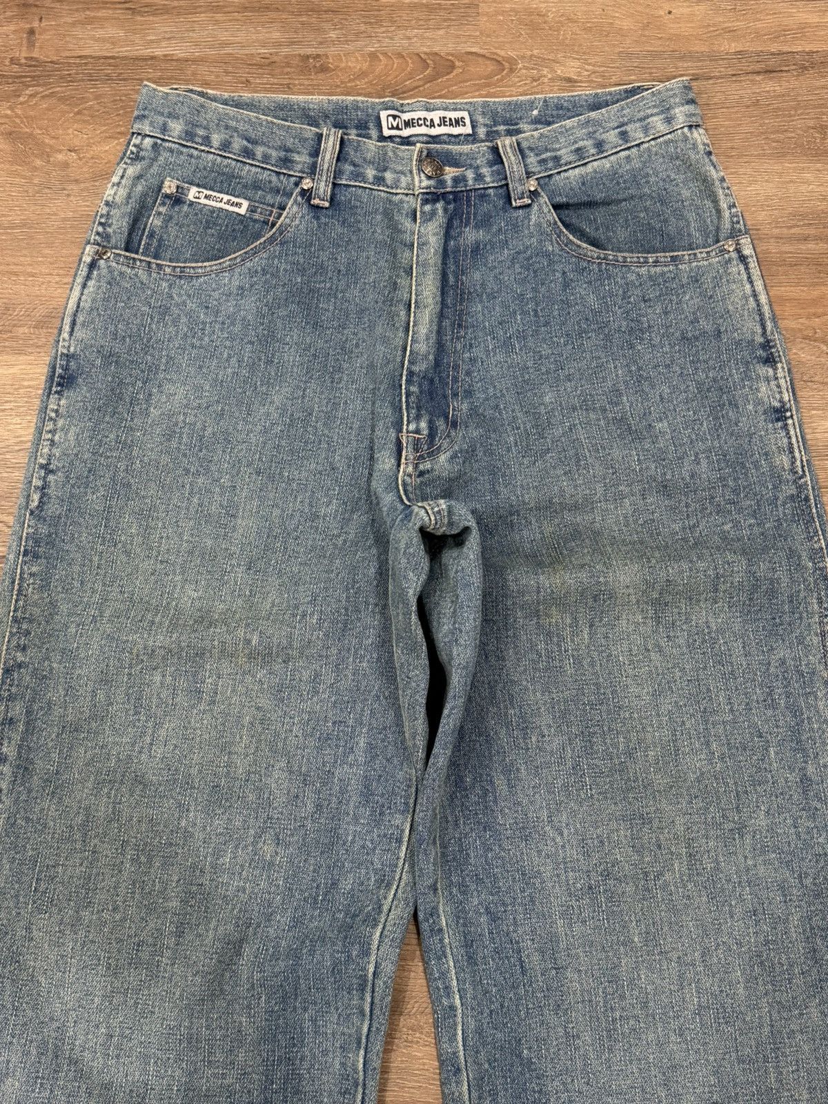 Mecca Vintage 90s/Y2K Mecca USA Baggy Denim Jeans Size US 32 / EU 48 - 4 Thumbnail