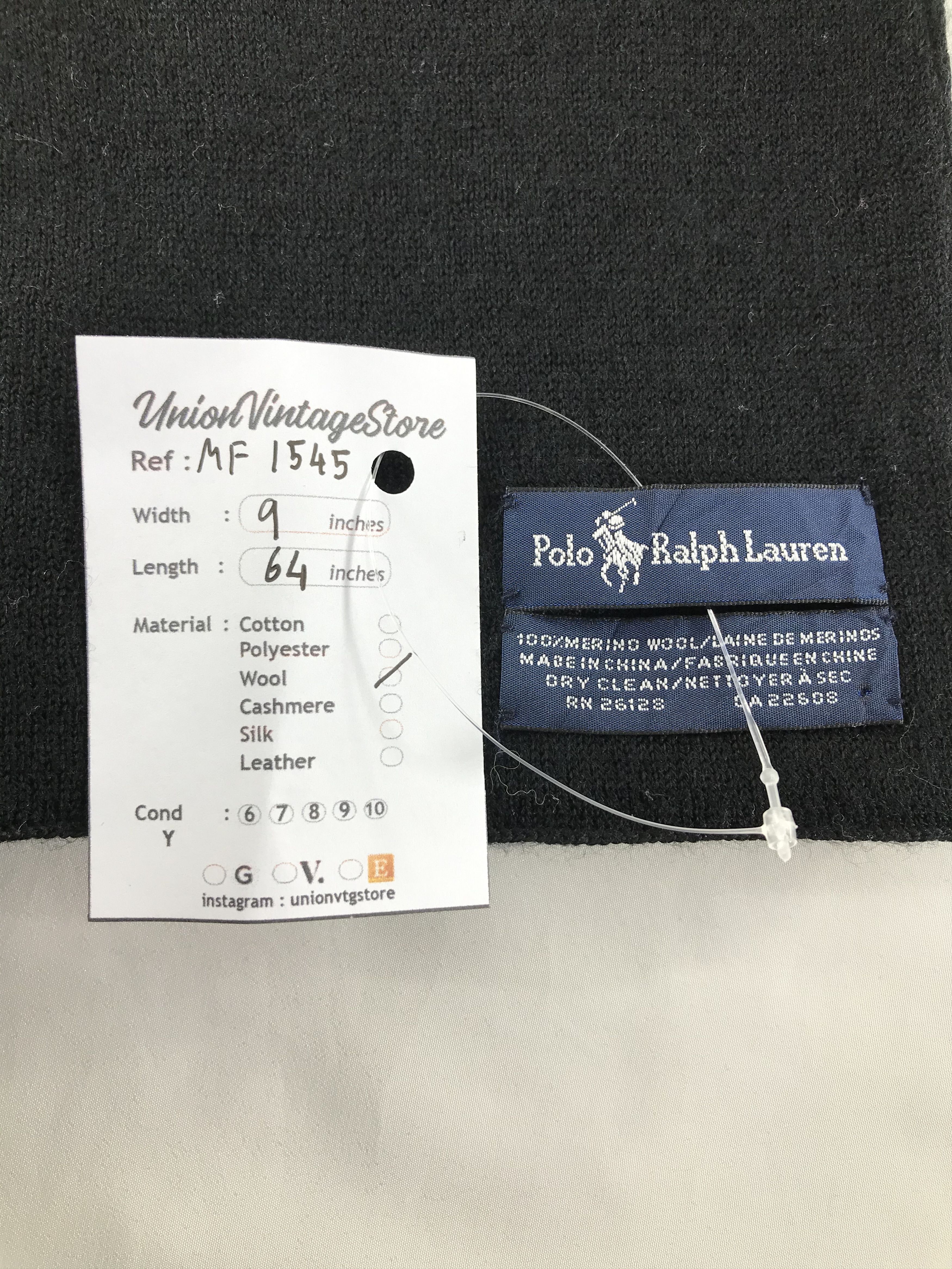 Polo Ralph Lauren Vintage Polo Ralph Lauren Scarf/Muffler/Neckwear MF1545 Size ONE SIZE - 5 Thumbnail