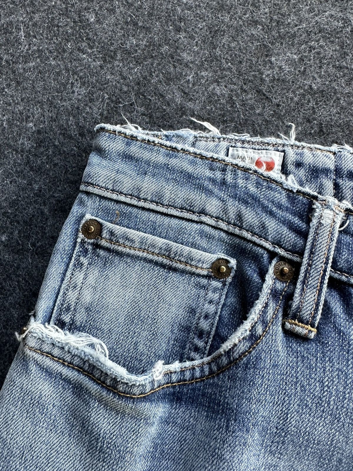 Edwin × Hysteric Glamour × Vintage Vintage Edwin 503 Washed Faded Blue Denim D475 Size US 30 / EU 46 - 11 Thumbnail