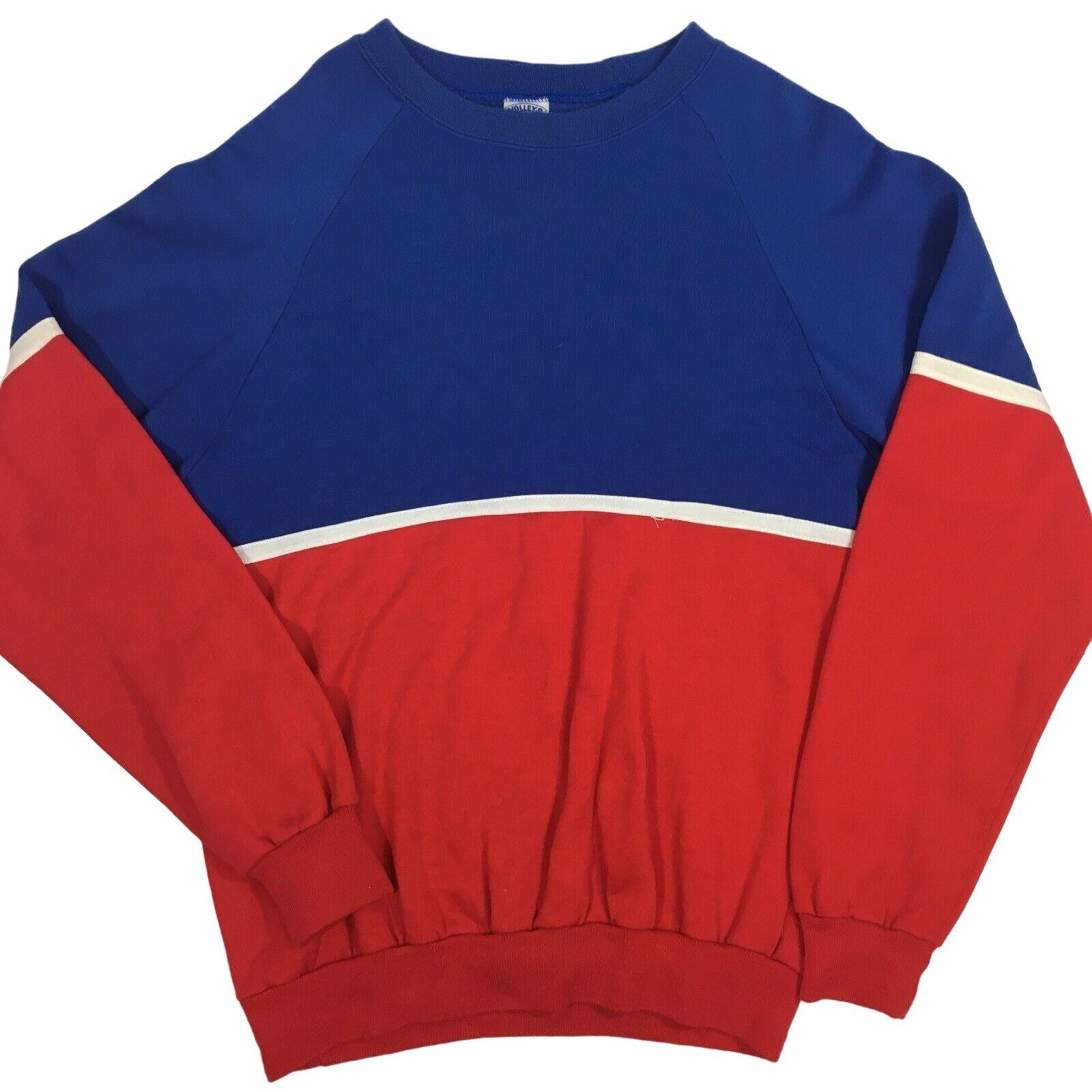 Other Vtg VOLLEYS COLORBLOCK Sweatshirt Retro Surfer Sweater Size US L / EU 52-54 / 3 - 1 Thumbnail