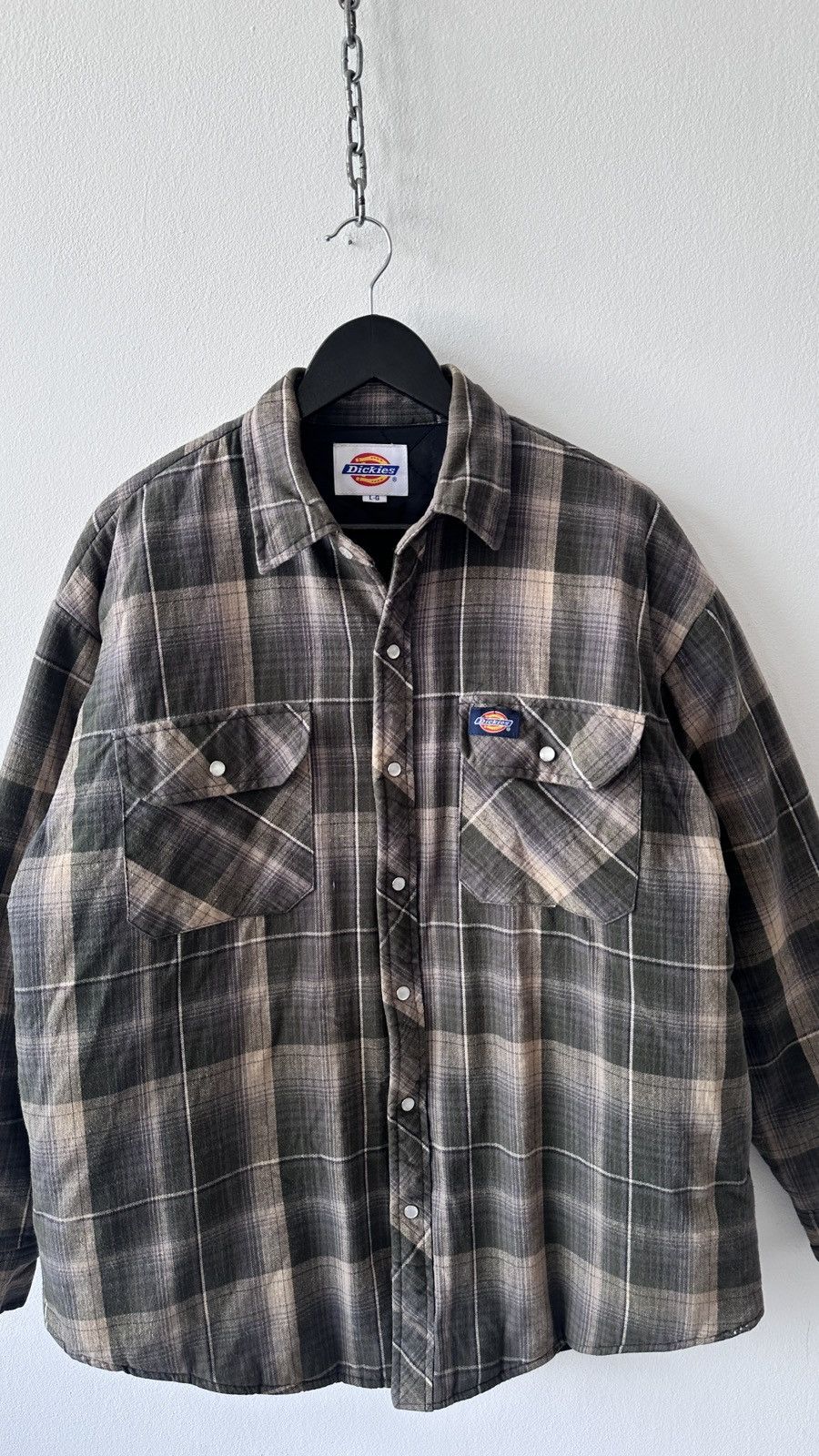Dickies Dickies Lined Plaid Shirt Jacket Checkered Quilted Flannel Size US L / EU 52-54 / 3 - 6 Thumbnail