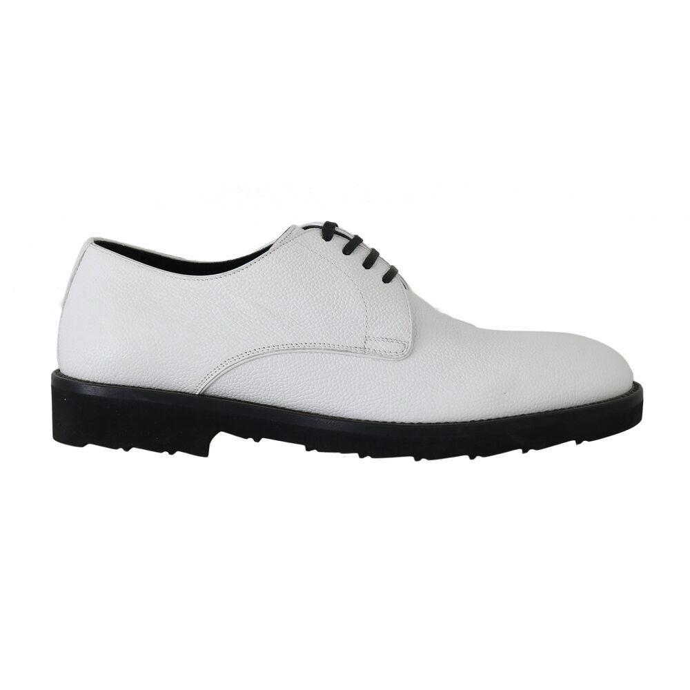 Dolce & Gabbana Dolce & Gabbana Elegant White Formal Leather Shoes Size US 6 / EU 39 - 1 Thumbnail