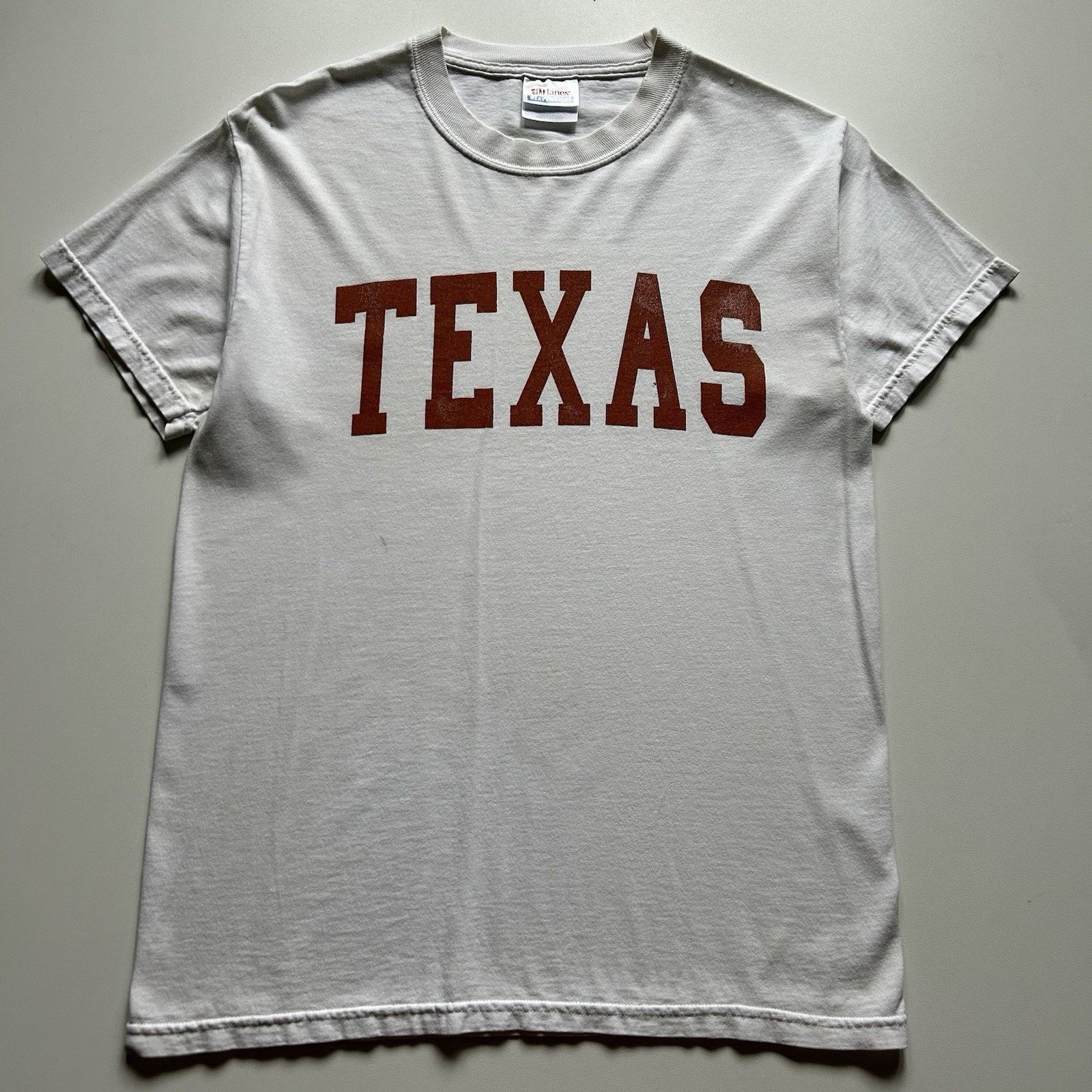 NCAA × Vintage Vintage Texas T-Shirt Small Y2K NCAA Long Horns Spell Out Size US S / EU 44-46 / 1 - 1 Thumbnail