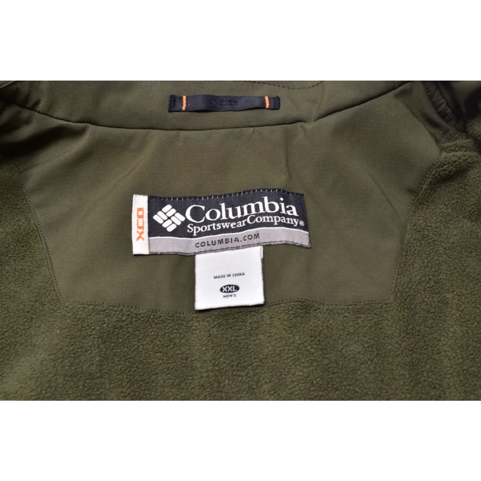 Vintage Columbia Jacket Men XXL Full Zip Green Softshell Fleece Lined Water Resistant Bomber Shirt? Size US XXL / EU 58 / 5 - 5 Thumbnail