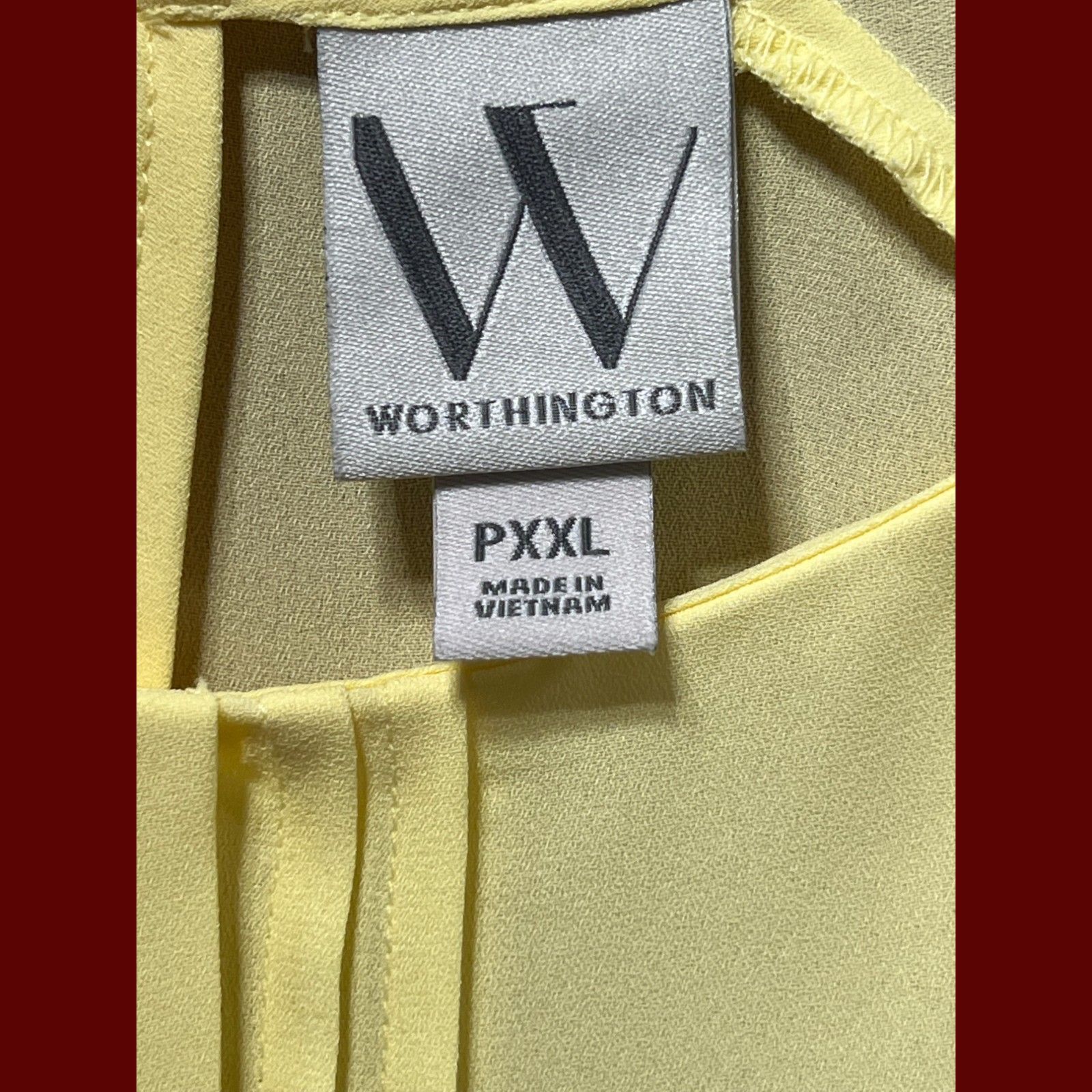 Worthington Worthington - Women's Short Sleeve Round Neck Blouse - Petit Size XXL / US 16-18 / IT 52-54 - 11 Thumbnail