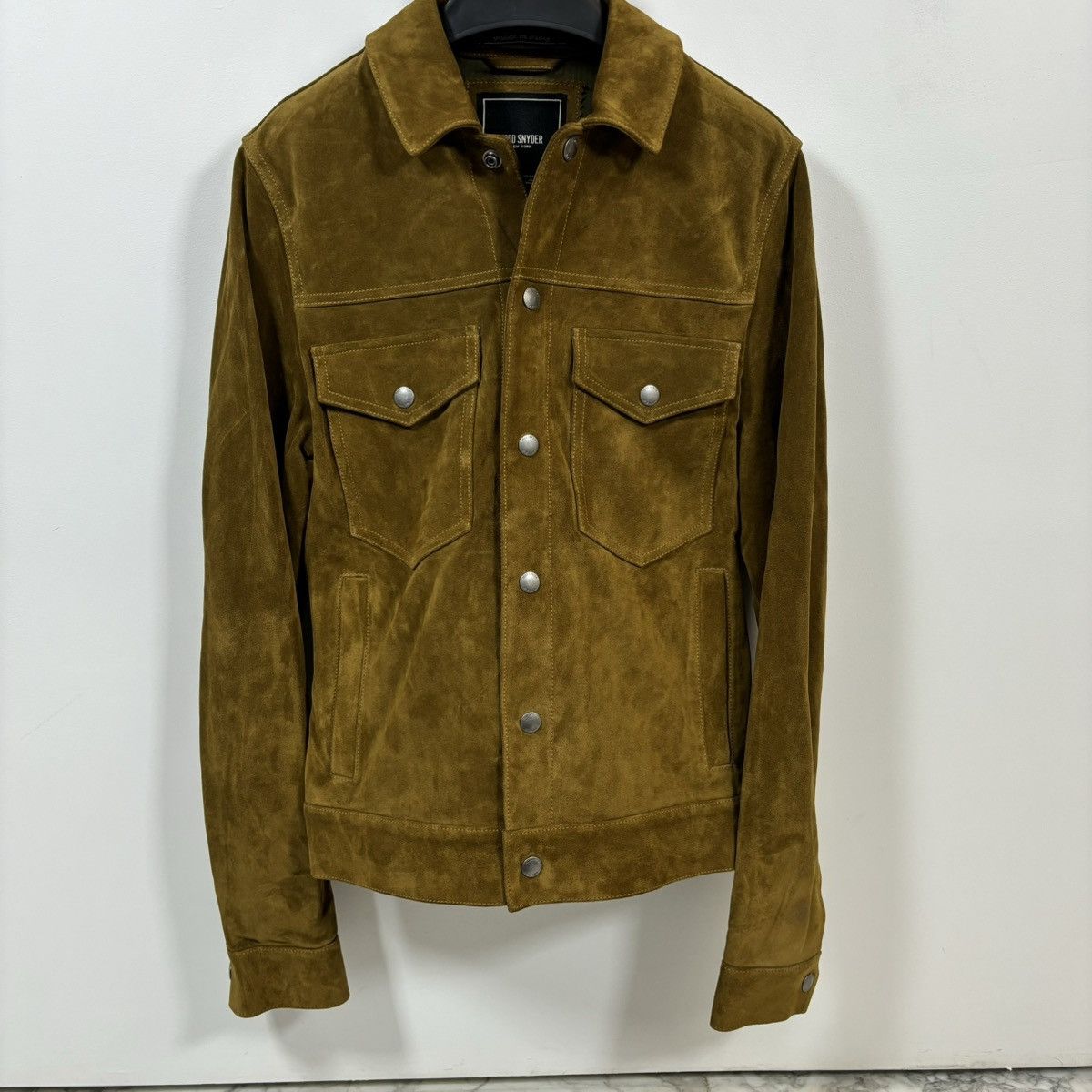 Todd Snyder Todd Snyder Dylan Italian Suede Snap Dylan Jacket - Size XS Size US XS / EU 42 / 0 - 1 Thumbnail