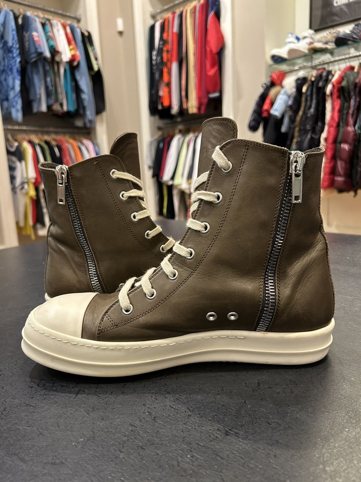 Rick Owens Rick Owens Ramones High Size US 9 / EU 42 - 3 Thumbnail