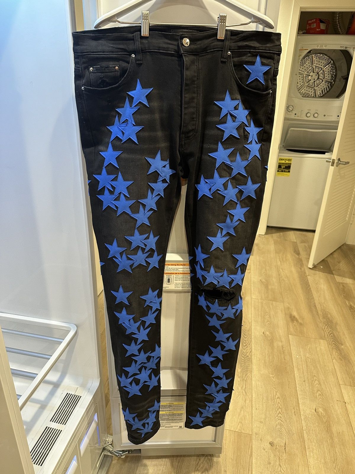 Amiri × Chemist Creations Amiri x Chemist Blue Suede Star Black 