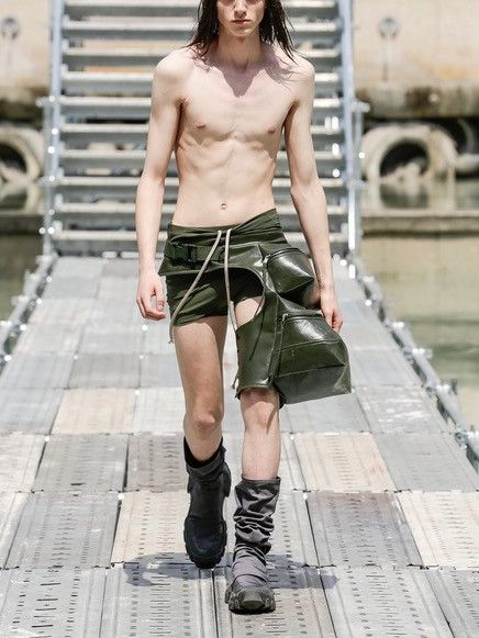 Rick Owens NEVER WORN/RICK OWENS Draped Bathing Trunk Size US 30 / EU 46 - 1 Thumbnail