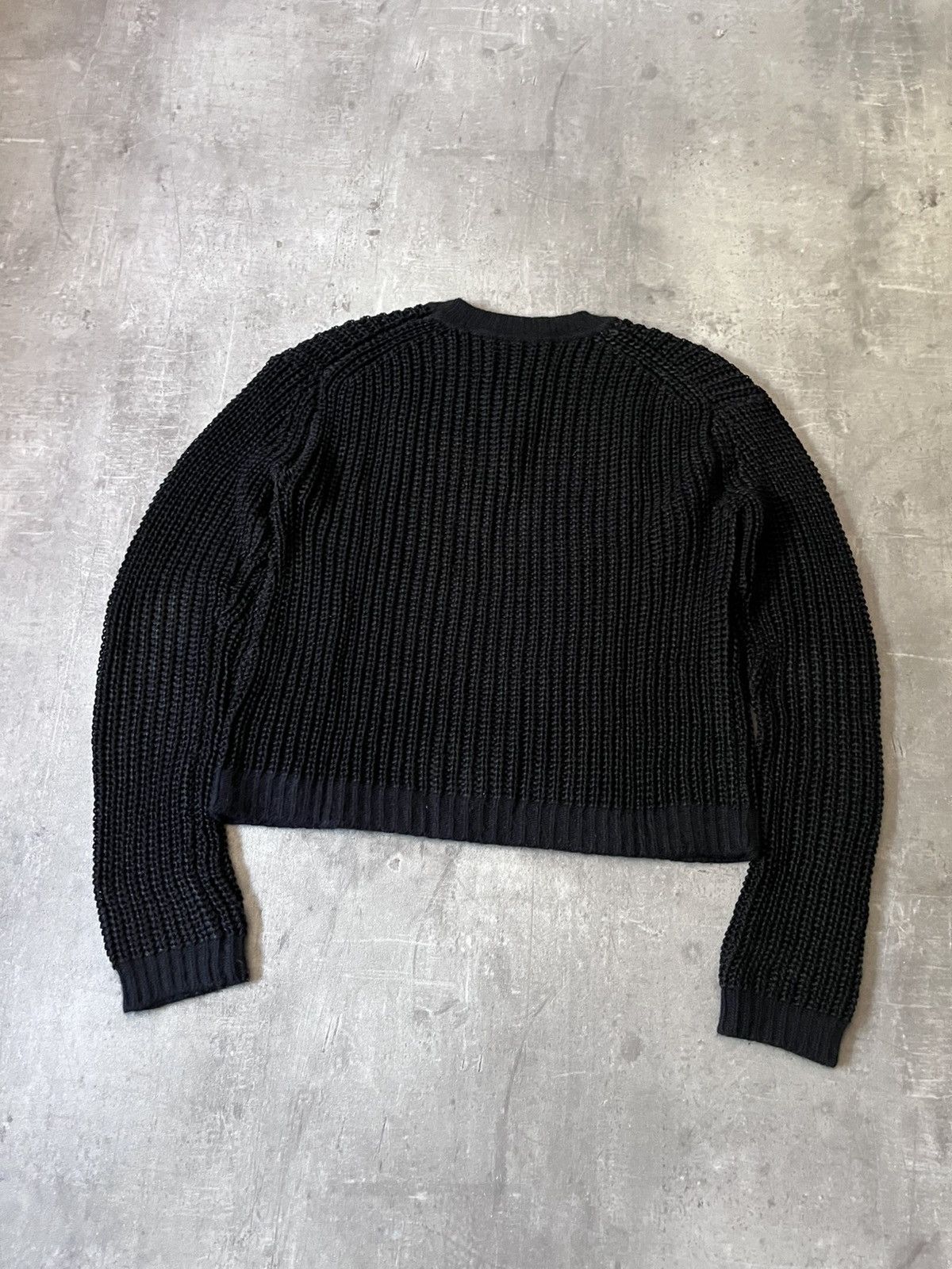 Acne Studios Acne Studios S/S 13 Ninon Linen black sweater Size US S / EU 44-46 / 1 - 8 Thumbnail