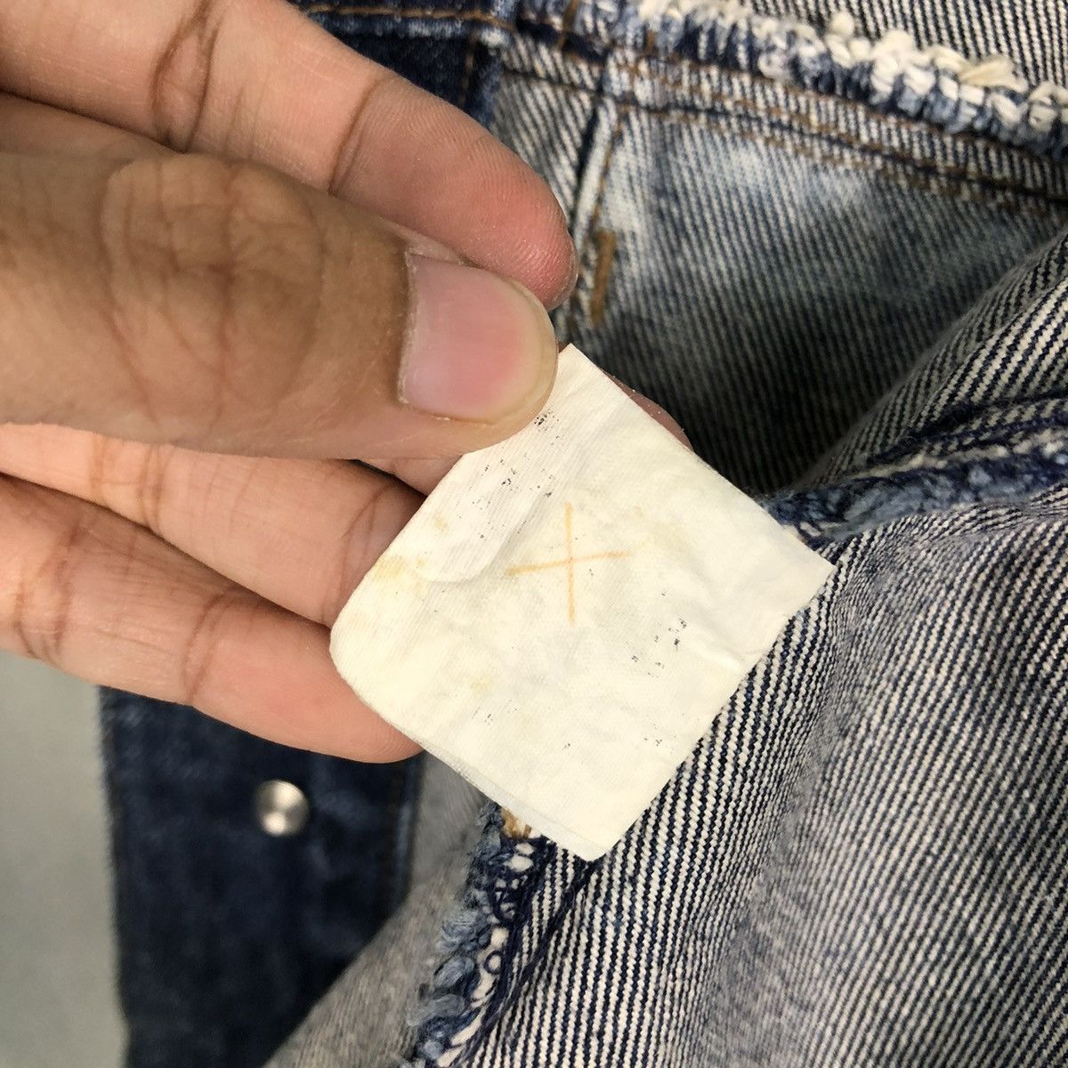 Japanese Brand 🔥VINTAGE RUSTY TRUCKER DENIM JACKET MAC HOPE ISSEY MIYAKE Size US M / EU 48-50 / 2 - 22 Thumbnail