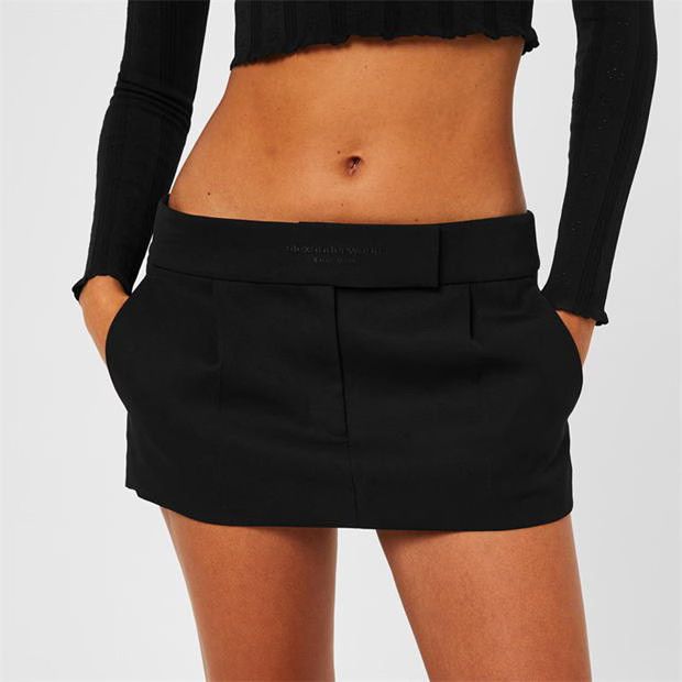 Alexander Wang o1g2r1mq0824 Tailored Mini Skorts in Black Size 32" / US 10 / IT 46 - 3 Thumbnail