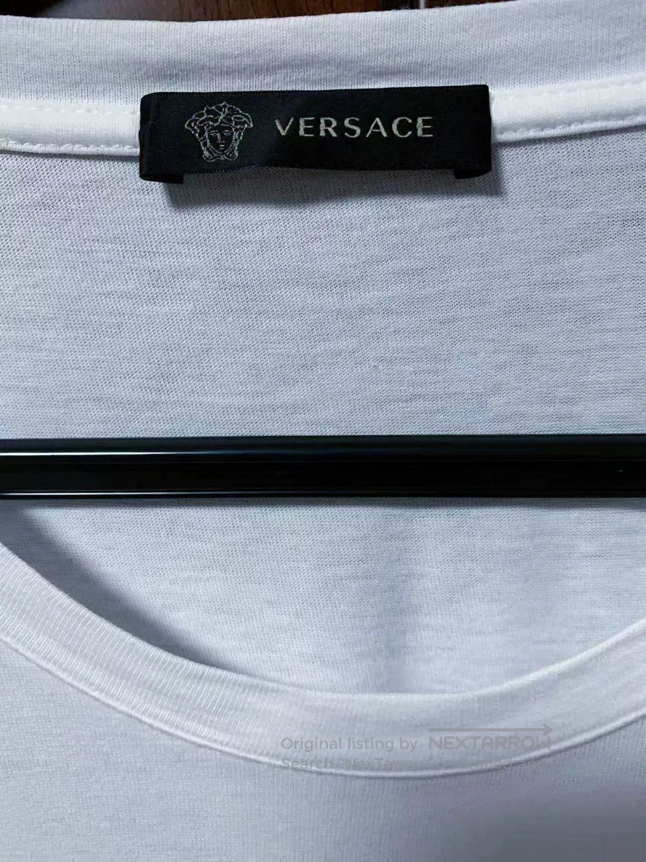 Versace Versace Embroidered Rhinestone Short-Sleeve T-Shirt. Size US XXL / EU 58 / 5 - 3 Thumbnail