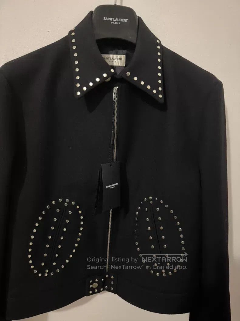 Saint Laurent Paris Saint Laurent Paris Wool Zipper Stud Jacket Size US M / EU 48-50 / 2 - 3 Thumbnail