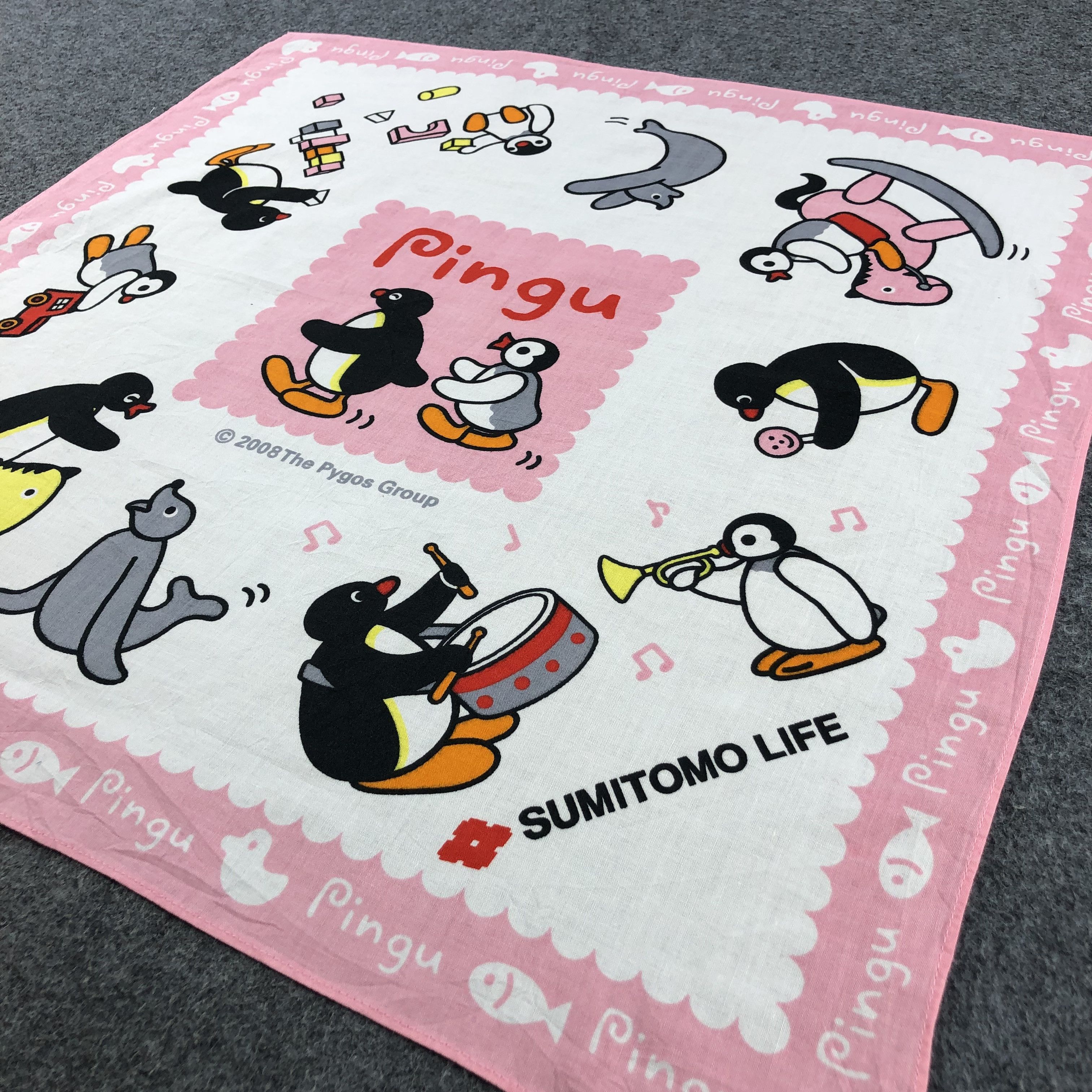 Anime Pingu Characters Handkerchief Neckerchief Bandana X30 Size ONE SIZE - 4 Thumbnail