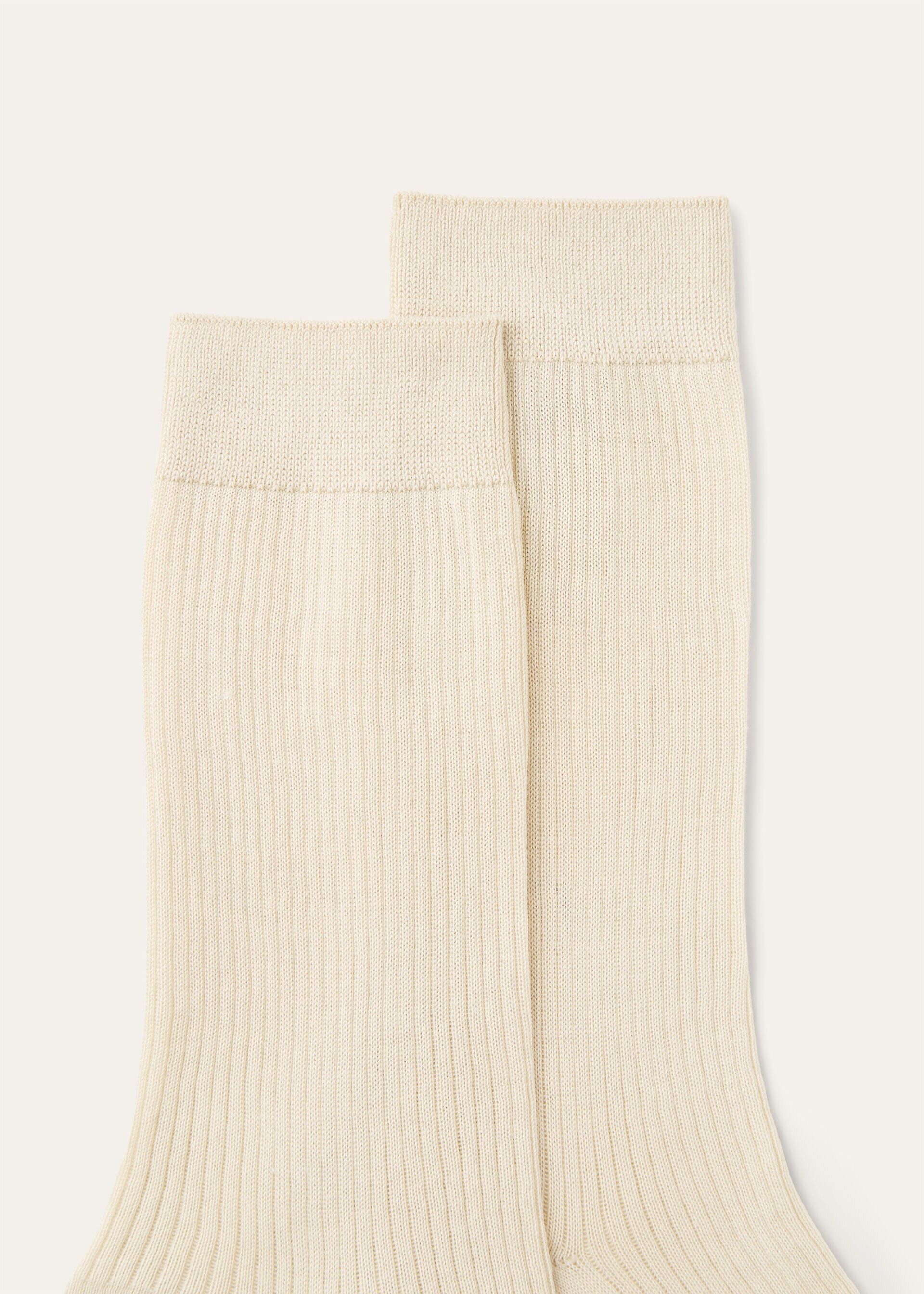 Loro Piana os11x0426 FAQ8263 Size: OS / Socks in Winter Sand Size ONE SIZE - 2 Thumbnail