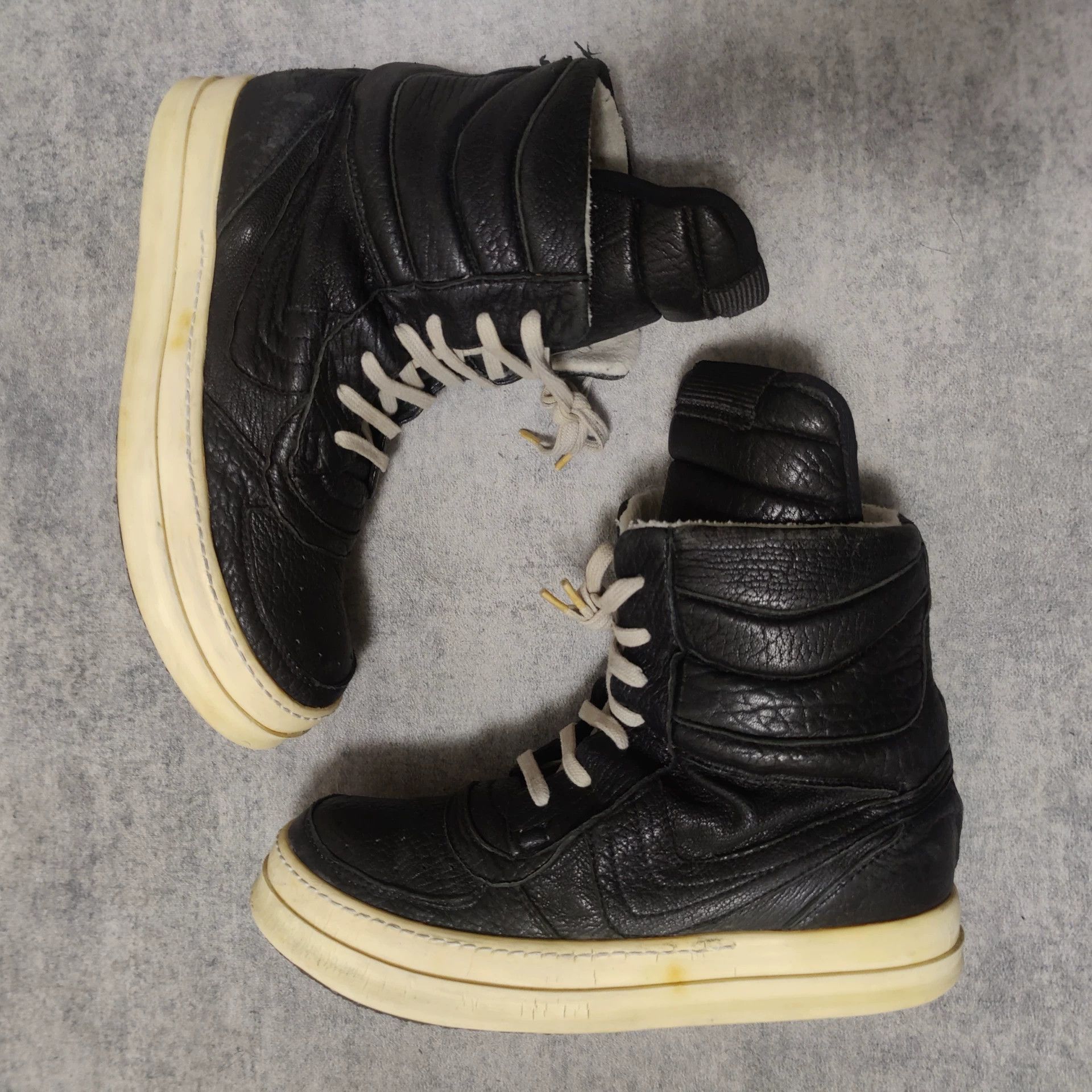 Rick Owens Rick Owens Dunk 2006 Original Big Nike, Black Size US 8 / EU 41 - 4 Thumbnail