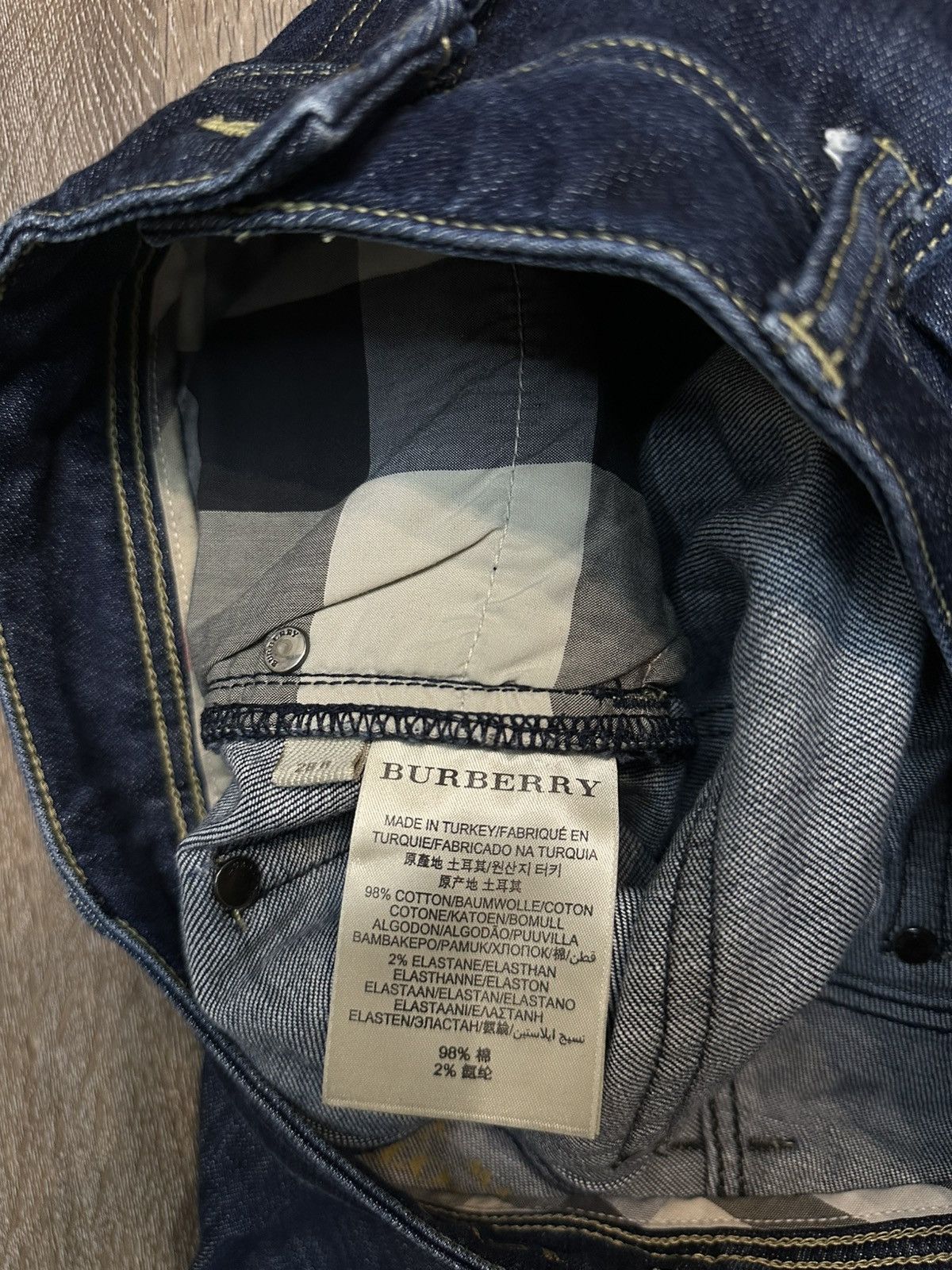 Burberry Burberry Brit Jeans Bell-Bottom Black Womens Size 28" / US 6 / IT 42 - 6 Thumbnail