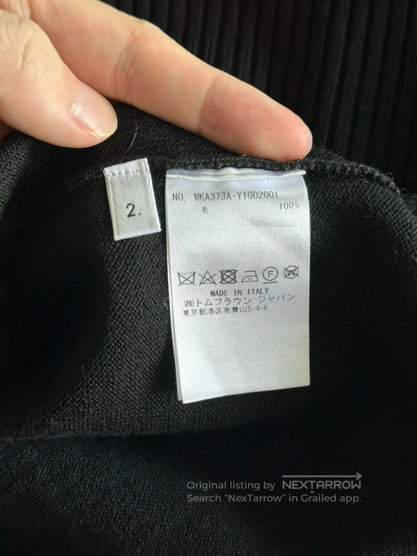 Thom Browne Thom Browne Black Limited Sweater. Size US M / EU 48-50 / 2 - 4 Thumbnail