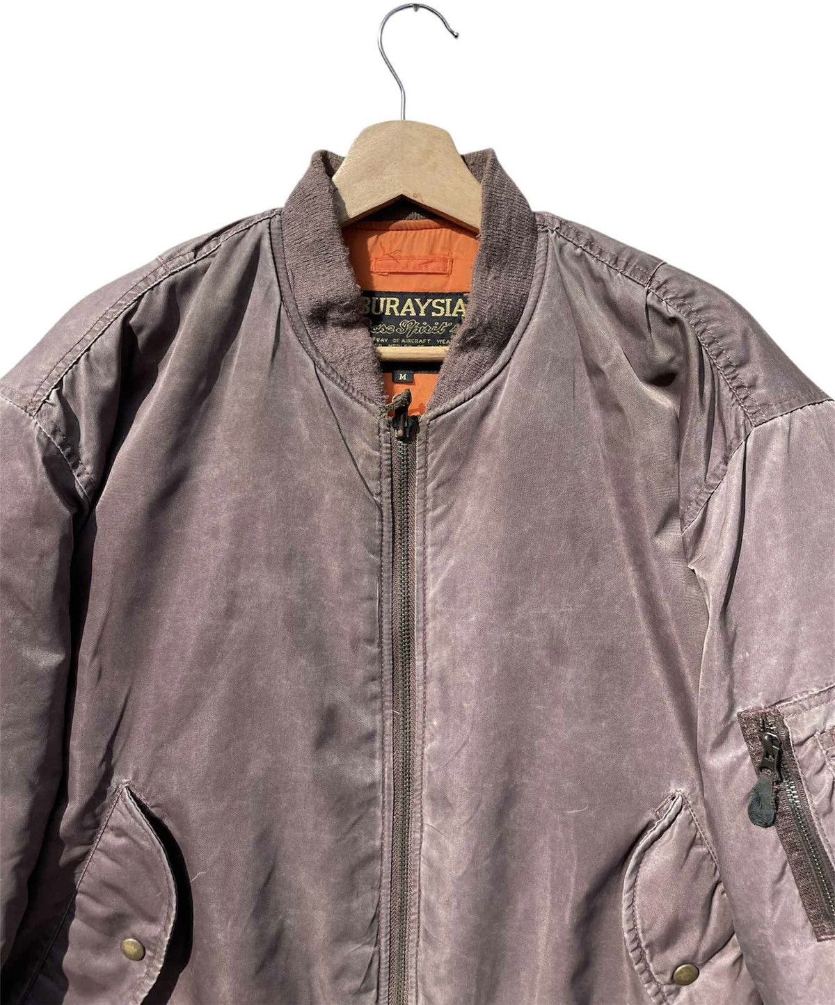 Japanese Brand 🔥Accept Binding Offer🔥 Sunfaded ABURAYSIA Bomber Jacket Size US M / EU 48-50 / 2 - 5 Thumbnail