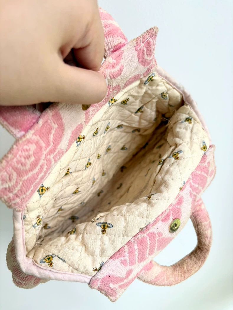 Vivienne Westwood Vivienne Westwood size os Pink carved towel bag with yuanba Size ONE SIZE - 7 Thumbnail