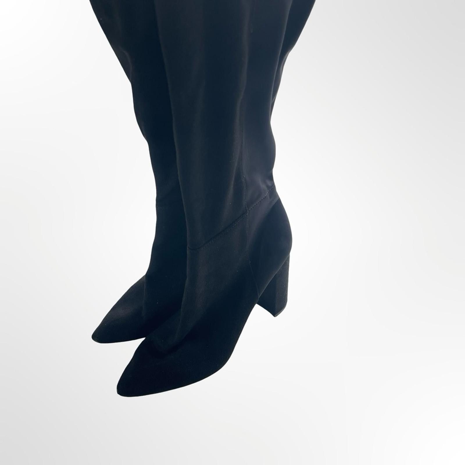 Other Zigisoho Elegant Black Knee-High Women's Boots in size 8.5 Size US 8.5 / IT 38.5 - 3 Thumbnail