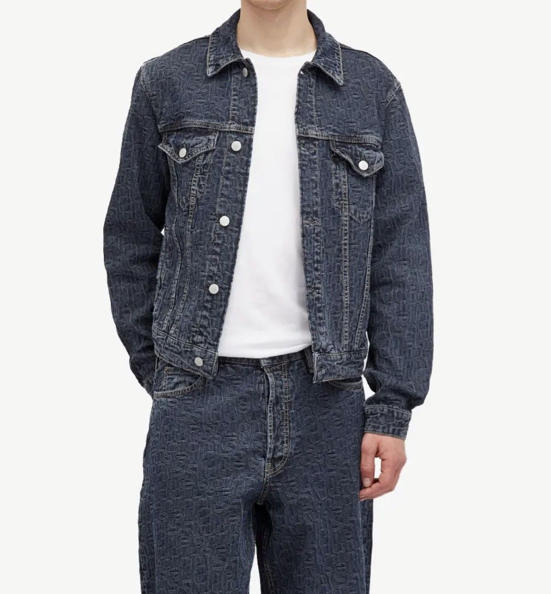Rye Monogram Jacquard Denim Jacket