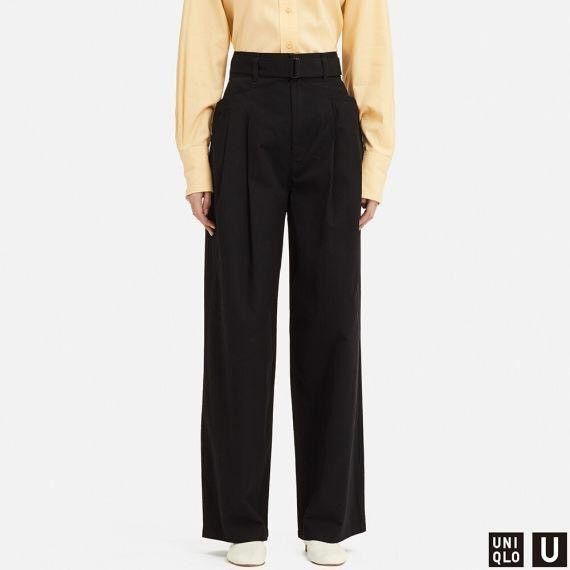Lemaire × Uniqlo Japanese Uniqlo U High Waist Wide Pant Size 25" / US 0 / IT 36 - 1 Thumbnail