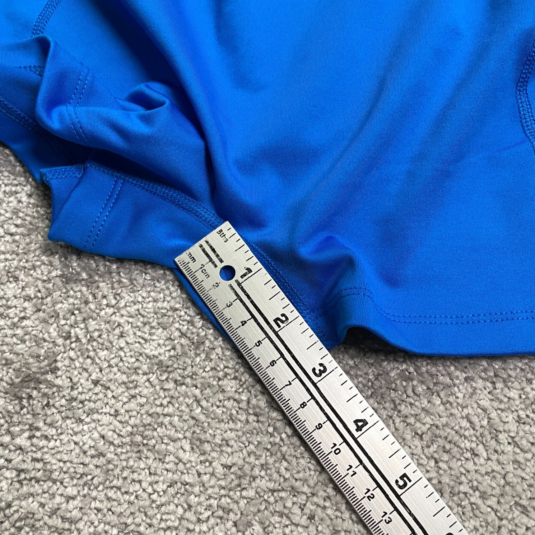 Vintage BCG Active Compression Shorts Juniors Medium Blue Athletic Running Yoga Gym 24x3 Size 24" / US 00 / IT 34 - 6 Thumbnail
