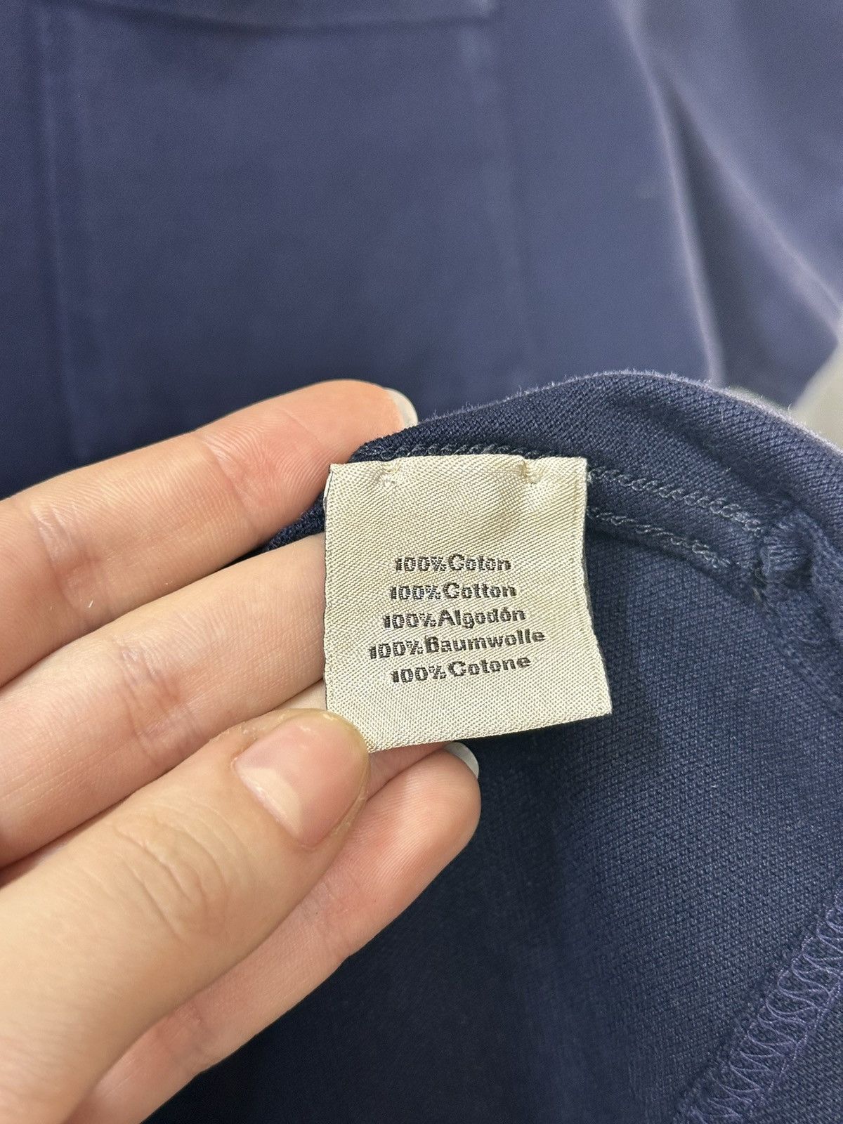 Hermes Hermes Paris Embroidered H Logo Cotton Pique Pocket Shirt Size US S / EU 44-46 / 1 - 8 Thumbnail